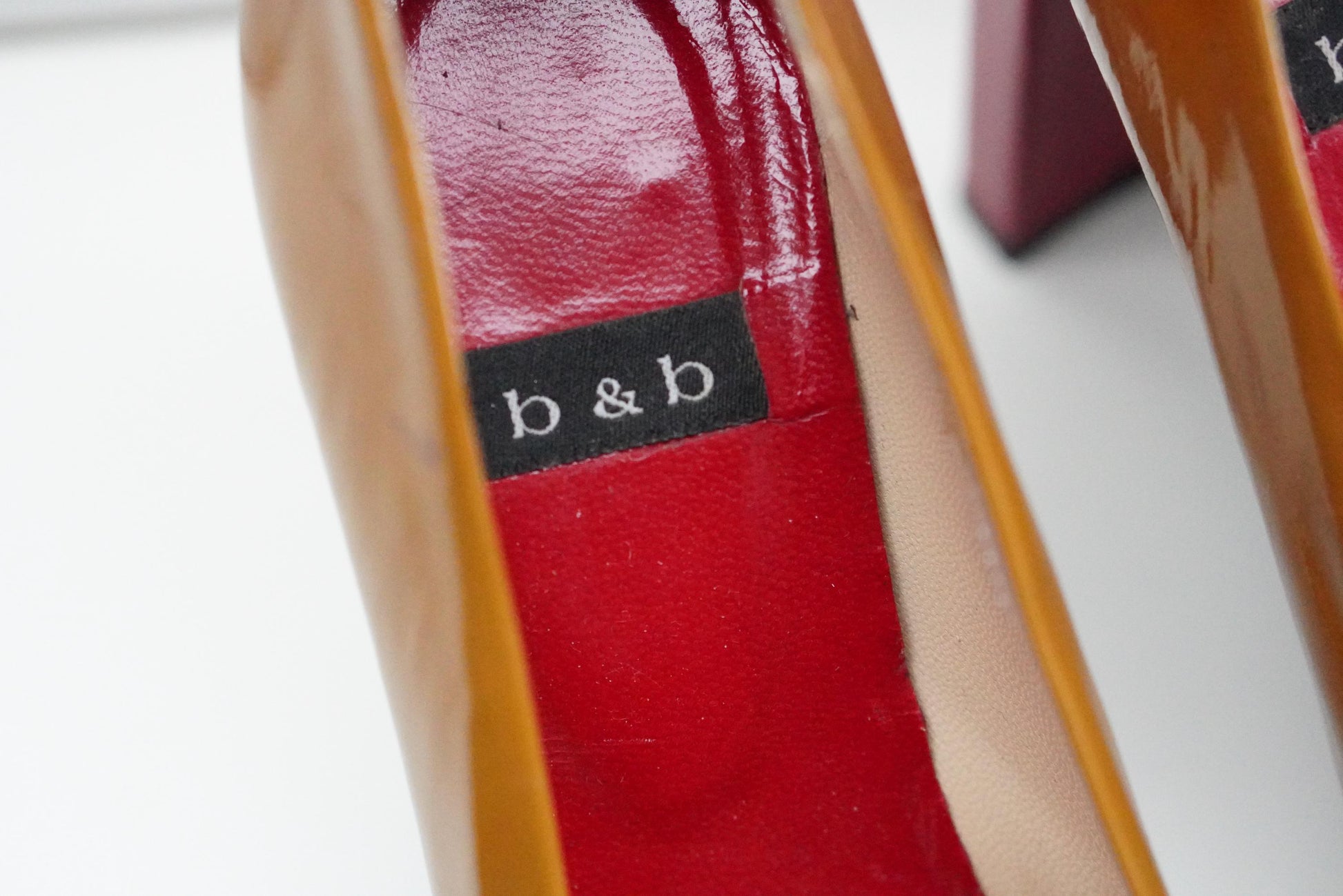 Vintage Leather Block Heel Shoes | Mod 70s Italian Design, EU 36