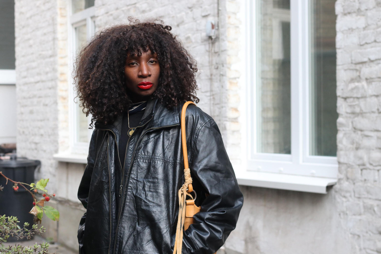 Vintage Jack's Highlevel Black Leather Jacket | Unisex Oversized 90s Pigskin Bomber L