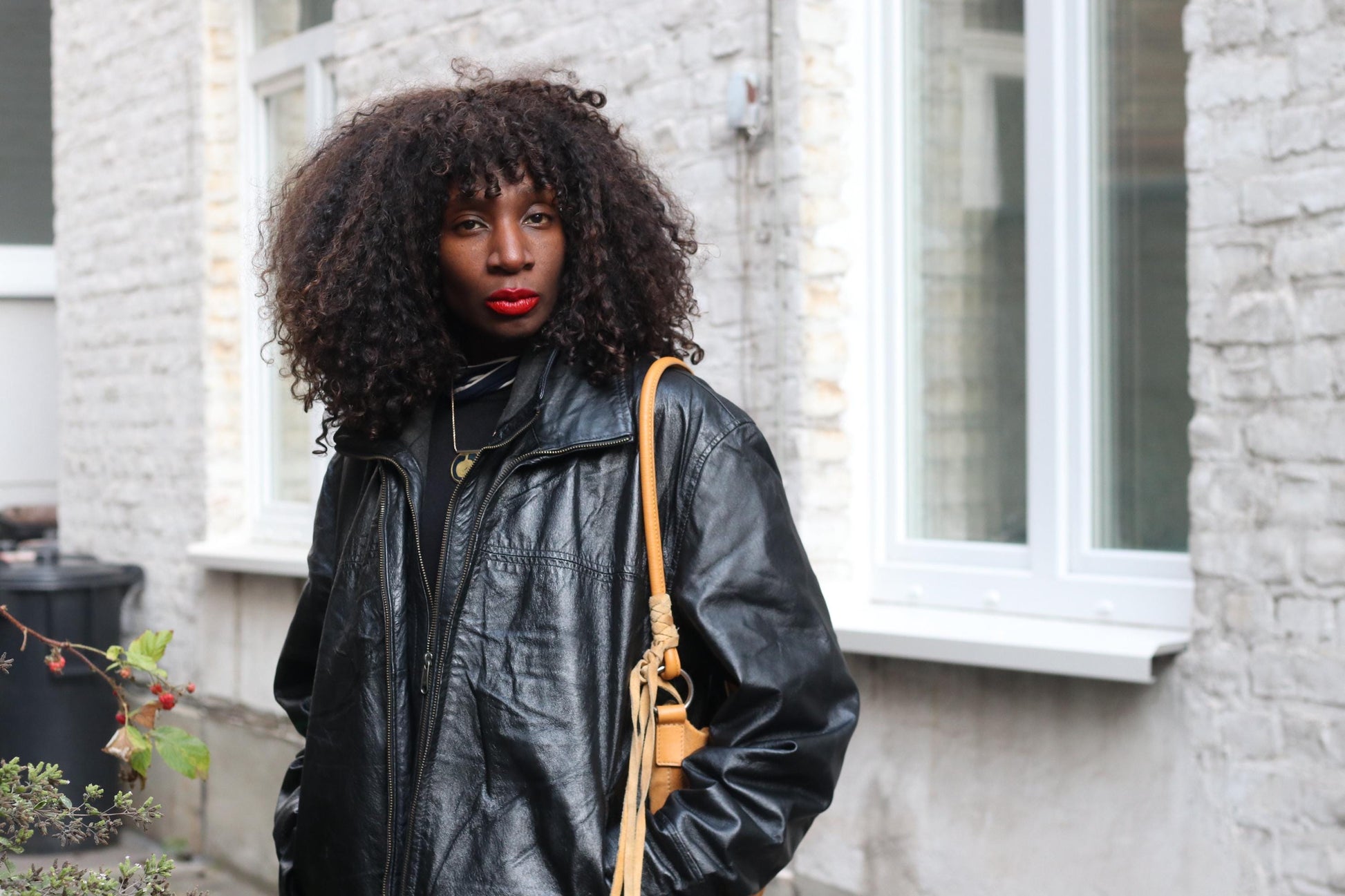 Vintage Jack's Highlevel Black Leather Jacket | Unisex Oversized 90s Pigskin Bomber L