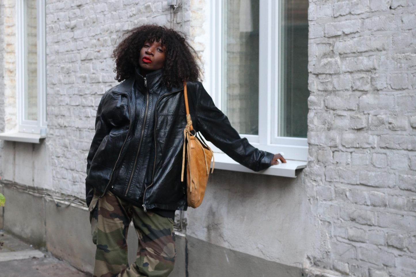 Vintage Jack's Highlevel Black Leather Jacket | Unisex Oversized 90s Pigskin Bomber L