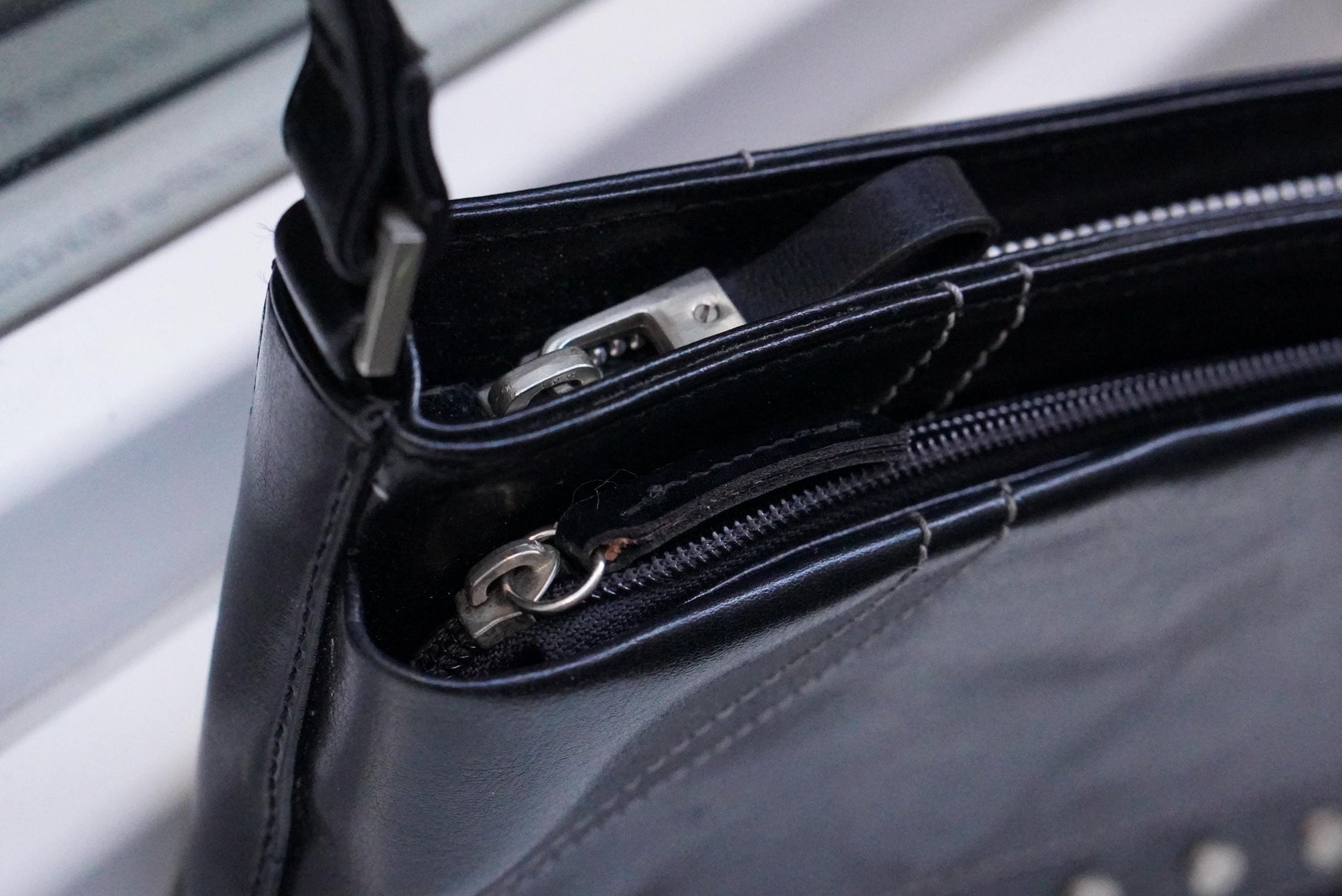 Bruno Banani Shoulder Bag Black Vintage Y2K Handbag