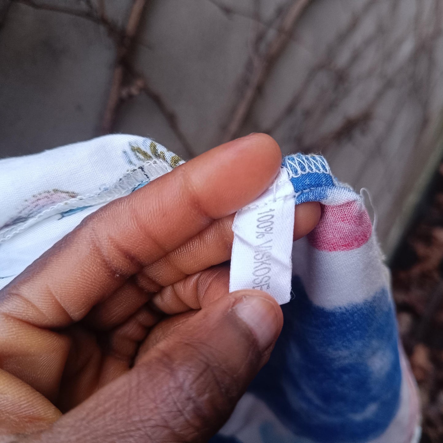 Vintage 90s Art Shirt| Unisex Abstract Patchwork Print Short Sleeve Viscose Blouse Size M