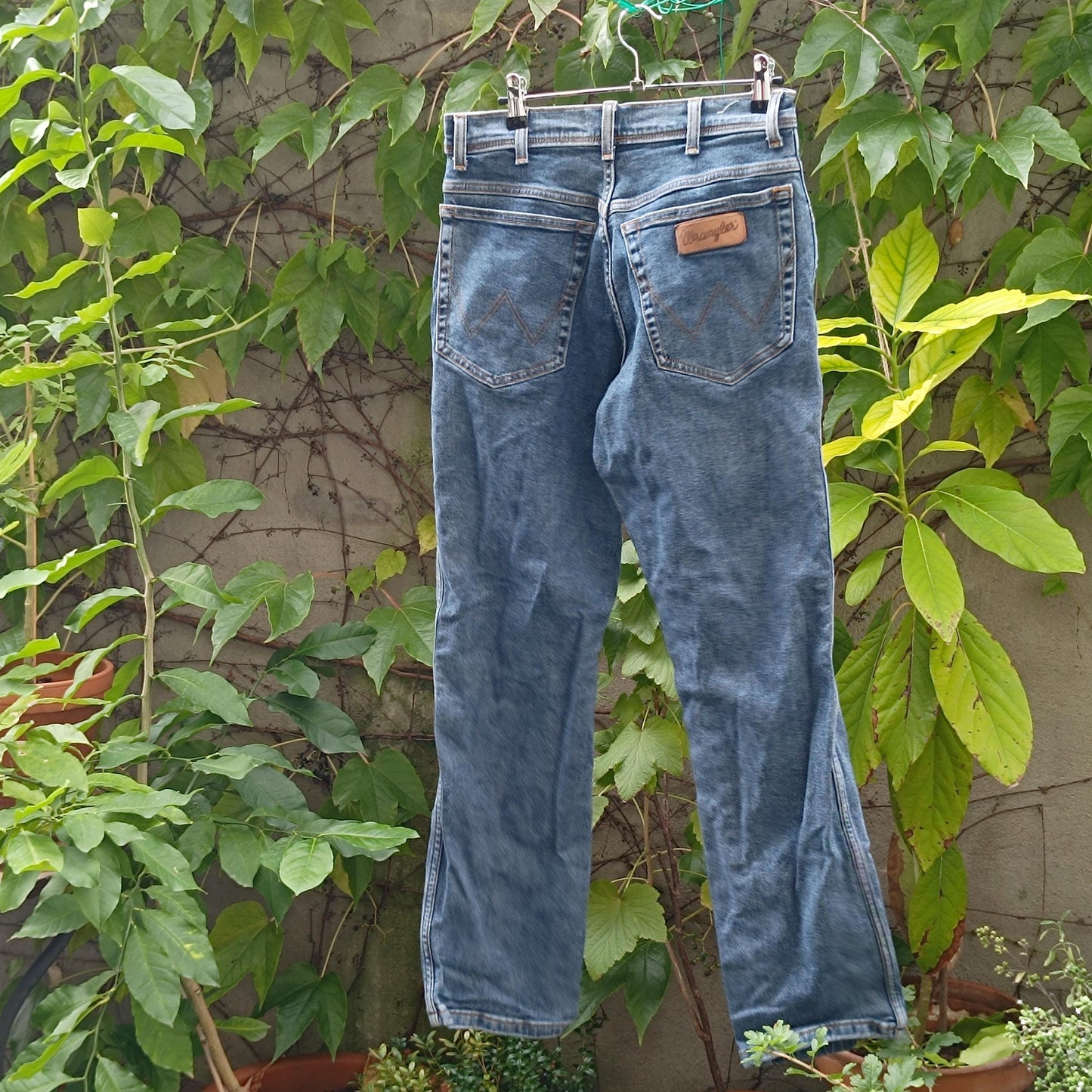 Vintage Wrangler Texas Authentic Straight Leg Jeans Blue Denim High Waist W31 L30