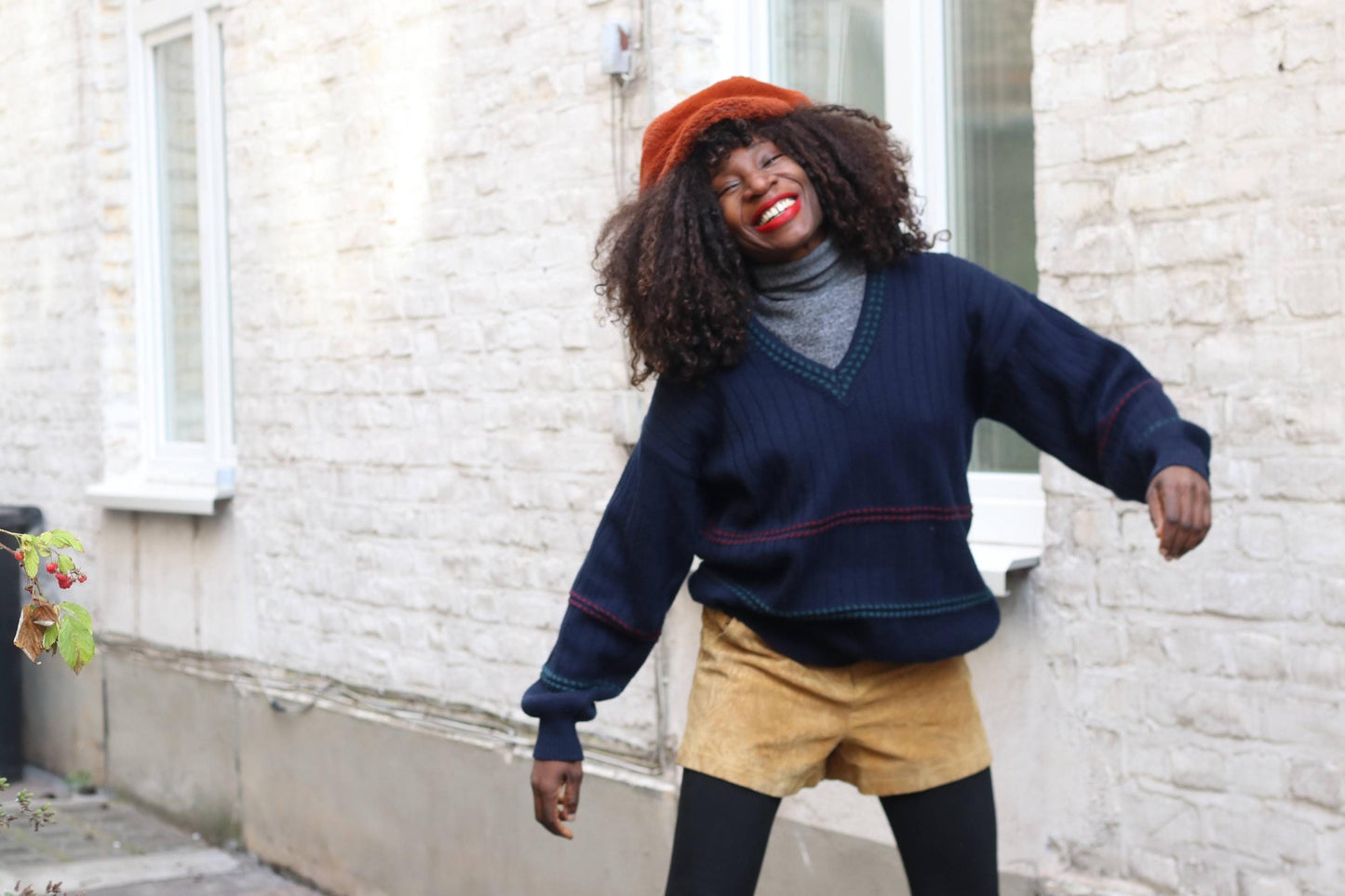 Vintage V-Neck Sweater| 90s Oversized Unisex Preppy Knit Jumper| Striped Winter Pullover