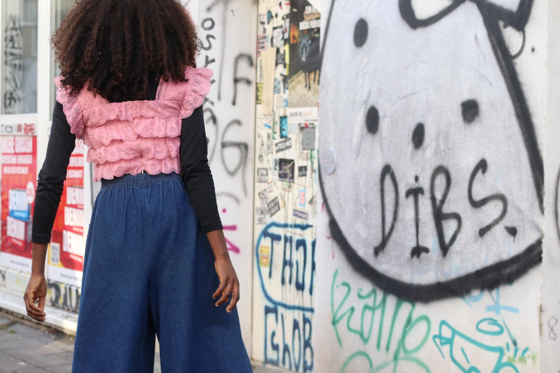 Vintage Pink Lace Ruffle Top| Coquette Layering Cami Pastel Romantic S