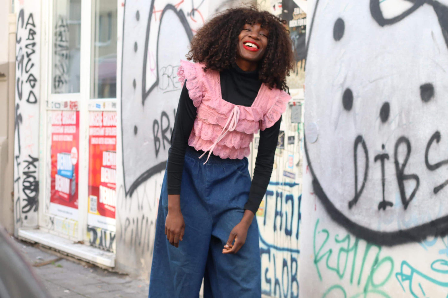 Vintage Pink Lace Ruffle Top| Coquette Layering Cami Pastel Romantic S