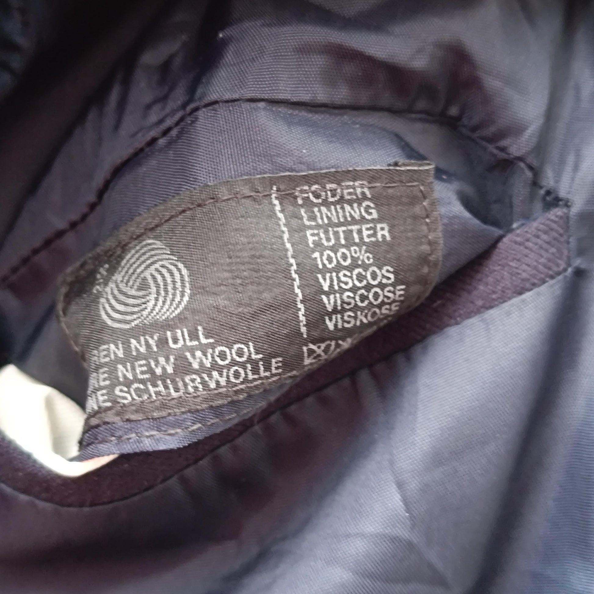 Vintage Navy Wool Blazer| 90s Made in Sweden Gold Buttons Dark Academia Jacket