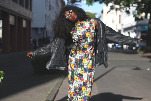 90s Vintage Floral Maxi Dress: Sleeveless Summer Design