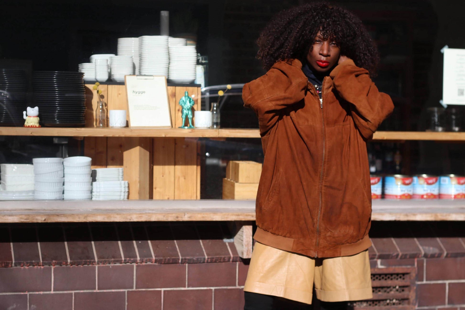 Vintage McNeal Suede Bomber Jacket Men’s Brown Leather Flight Coat Retro 90s Large