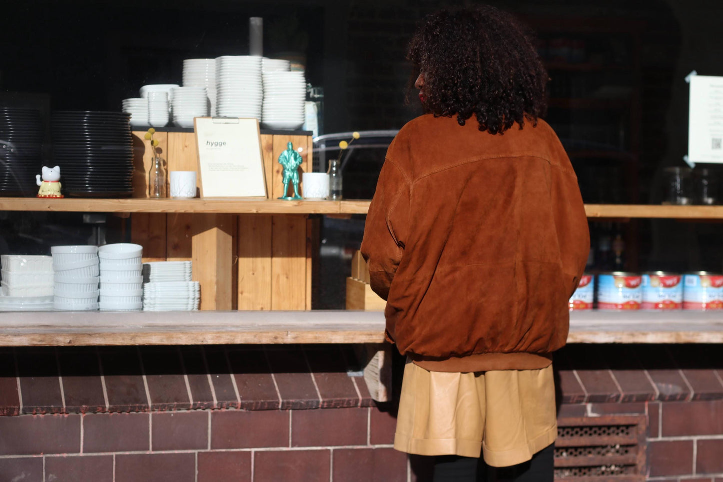 Vintage McNeal Suede Bomber Jacket Men’s Brown Leather Flight Coat Retro 90s Large