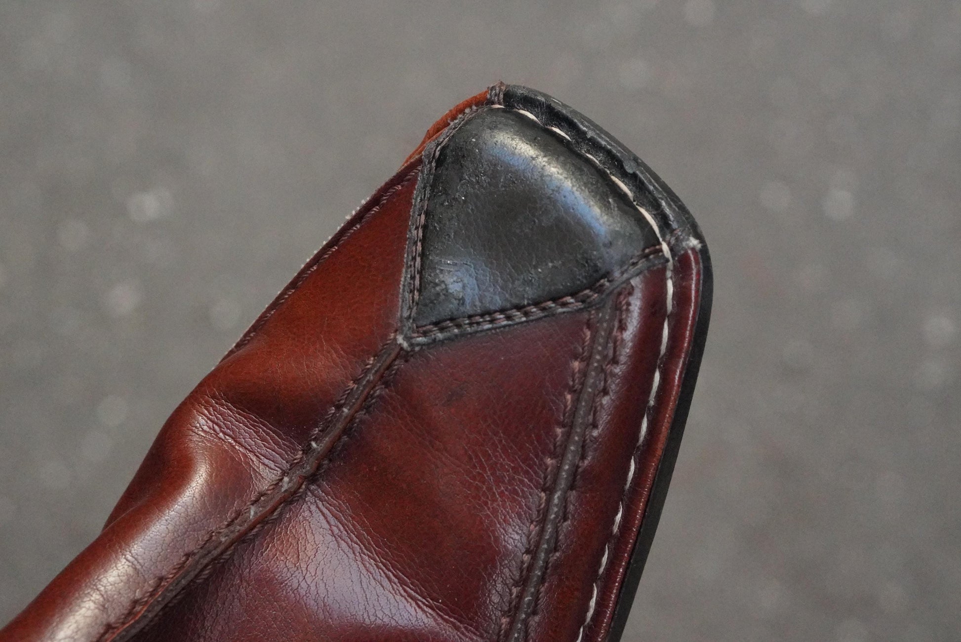 Vintage Rieker Brown Leather Ankle Boots Square Toe Block Heel 90s Minimalist