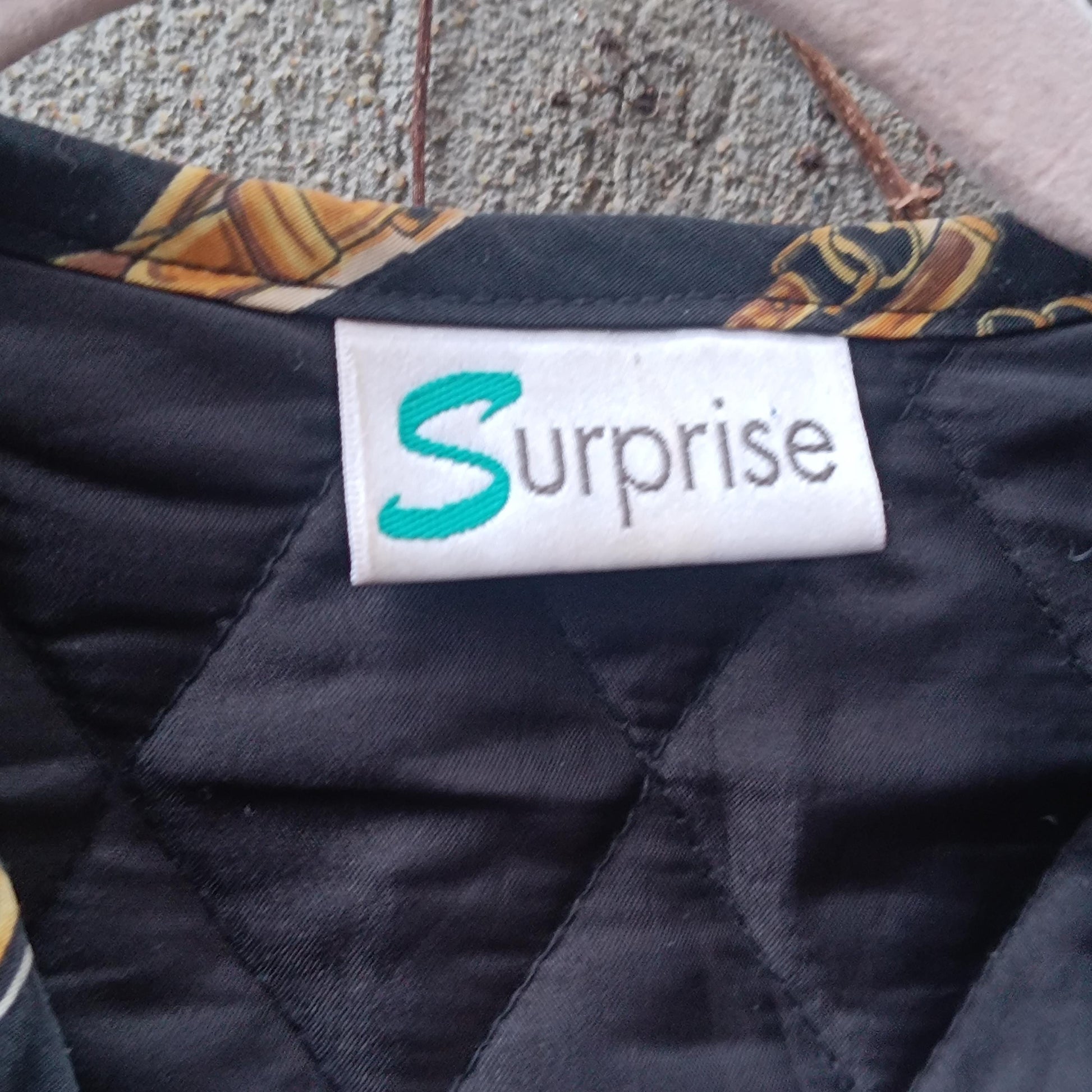 Vintage Quilted Vest Chain Print Leopard Waistcoat 90s Sleeveless Jacket Medium