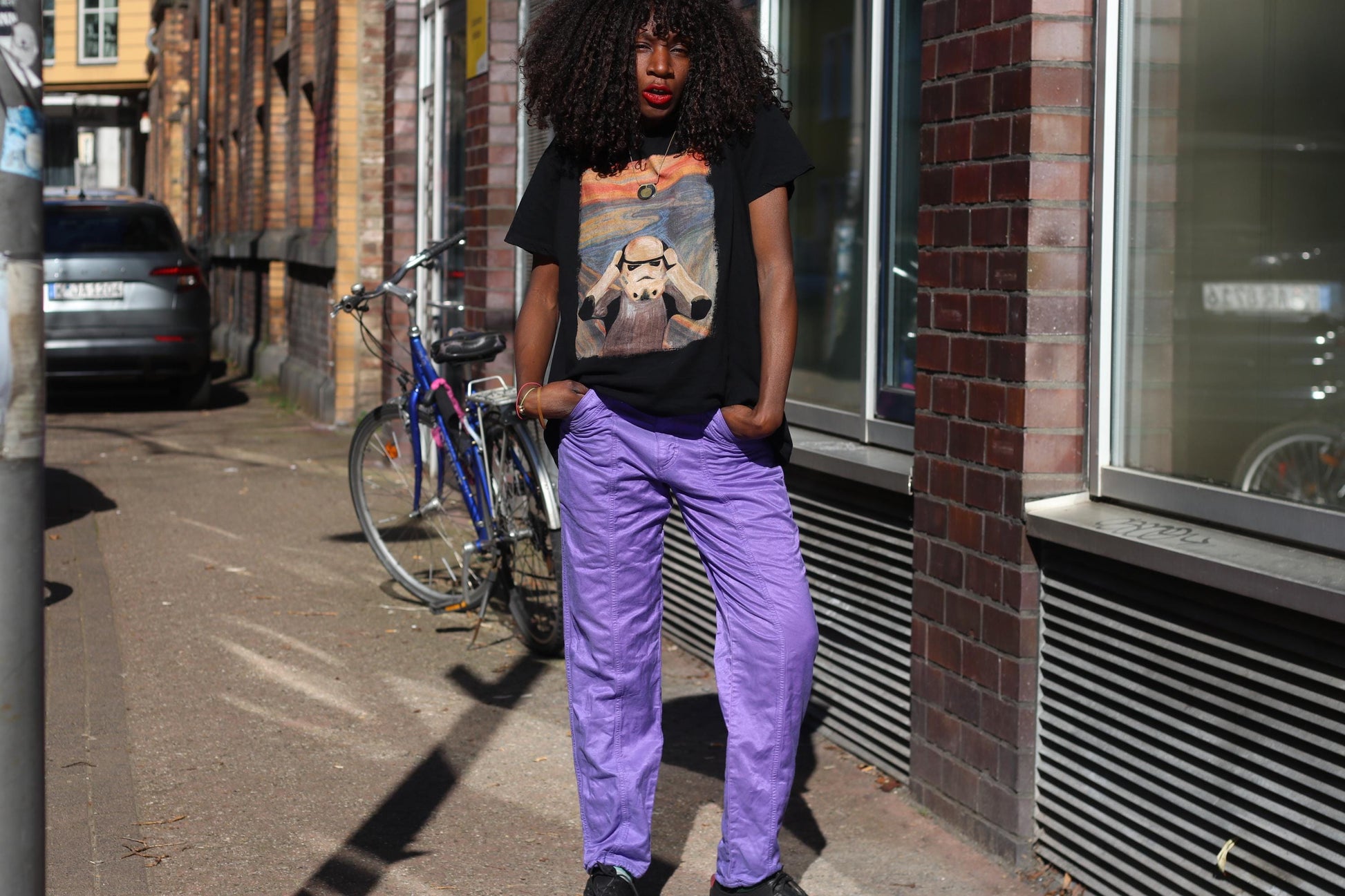 90s Purple Jeans| Vintage Highwaisted Volored denim| Street wear grunge jeans