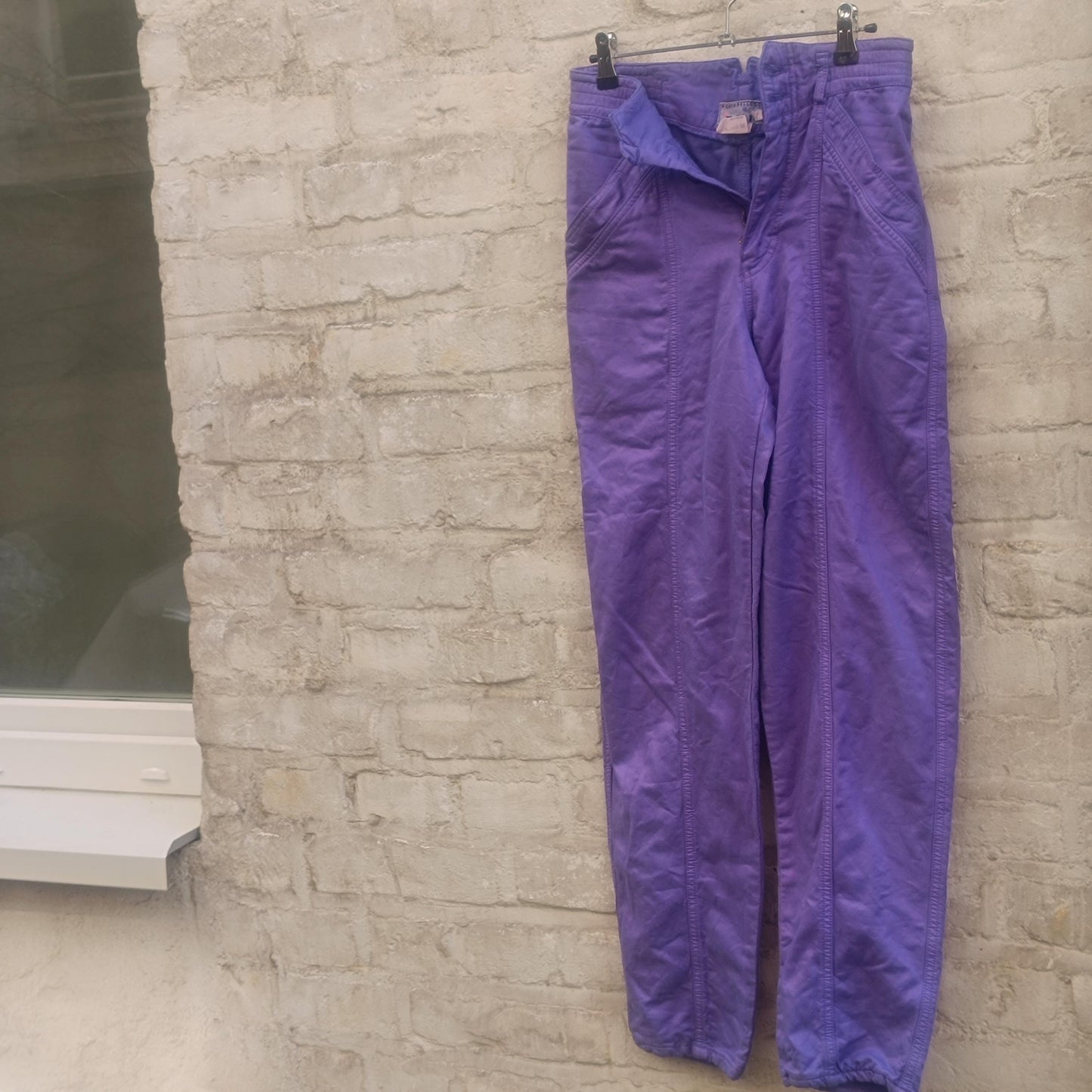 90s Purple Jeans| Vintage Highwaisted Volored denim| Street wear grunge jeans