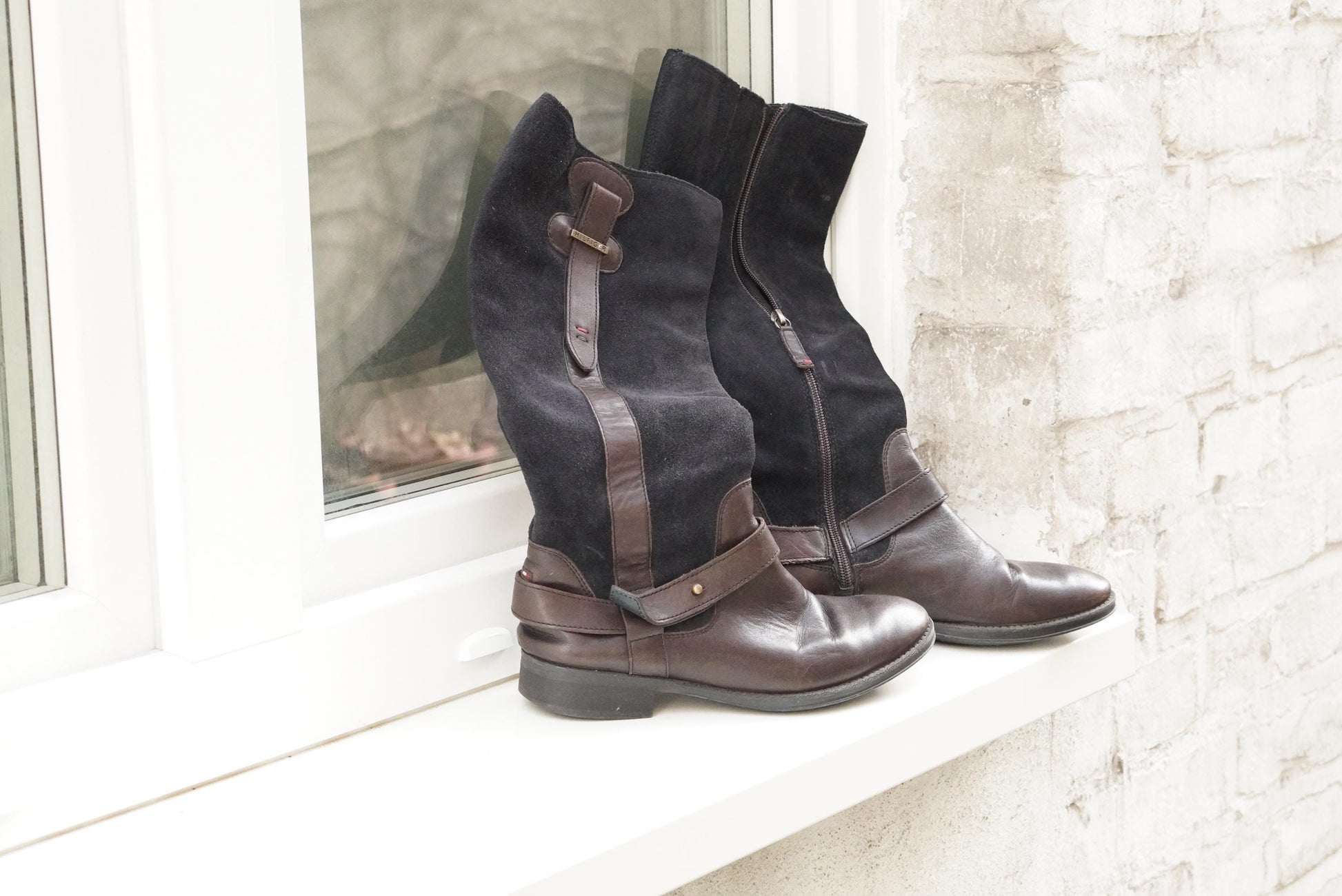 Tommy Hilfiger Boots - Vintage 2000s Brown Leather Suede - EU 37