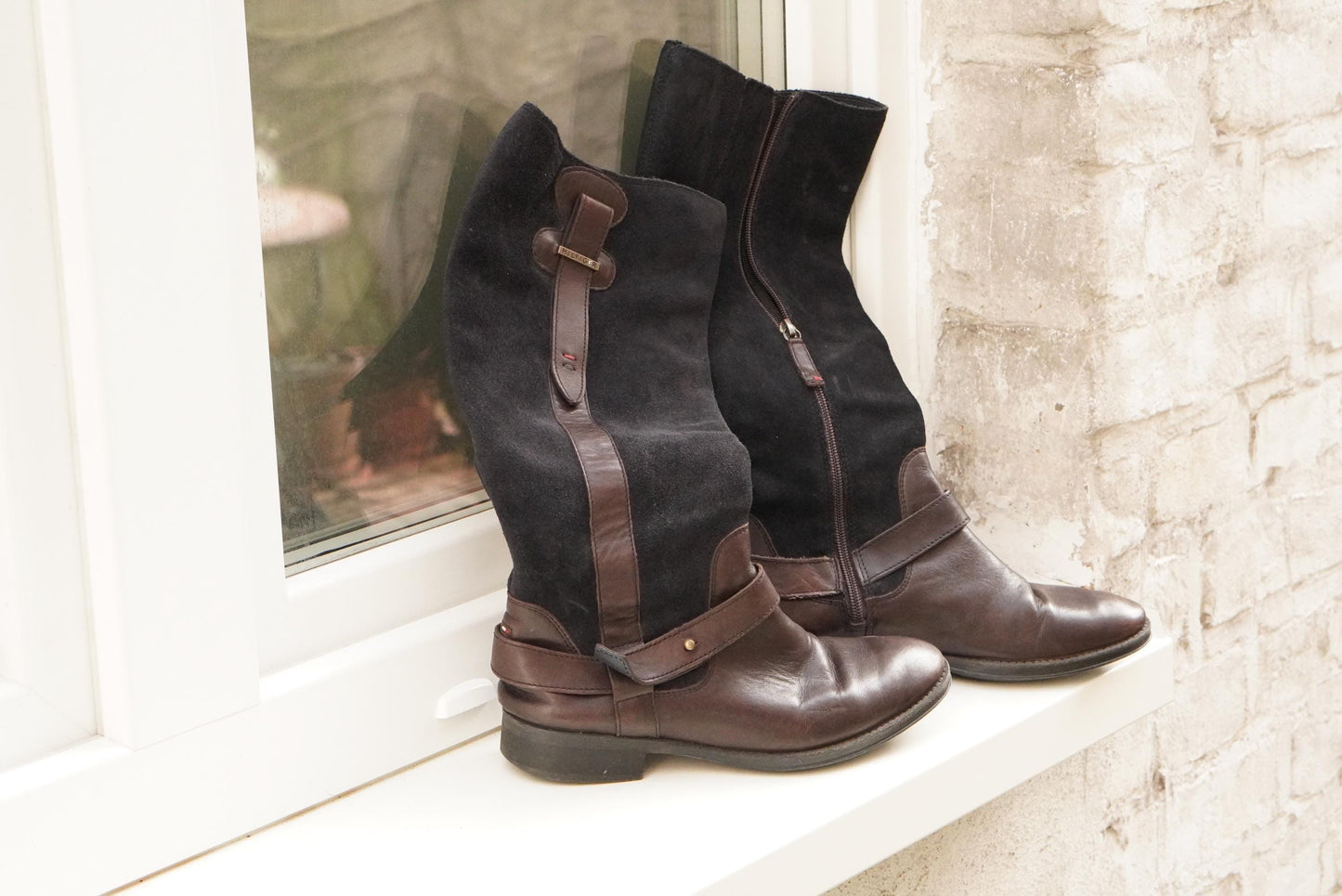 Tommy Hilfiger Boots - Vintage 2000s Brown Leather Suede - EU 37
