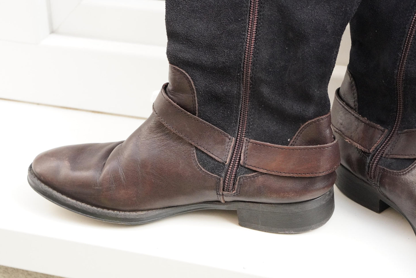 Tommy Hilfiger Boots - Vintage 2000s Brown Leather Suede - EU 37