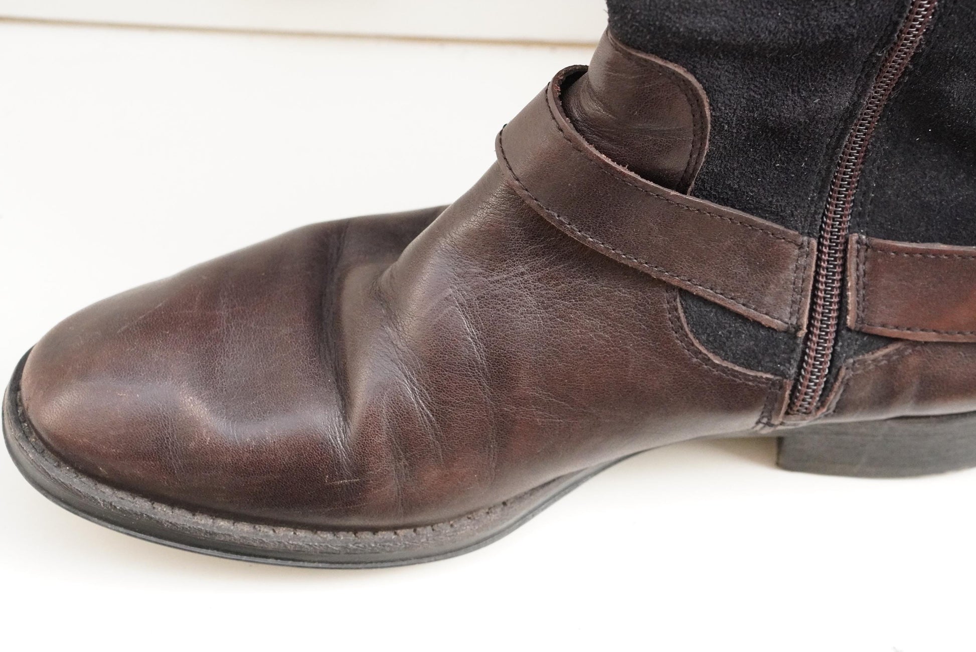 Tommy Hilfiger Boots - Vintage 2000s Brown Leather Suede - EU 37