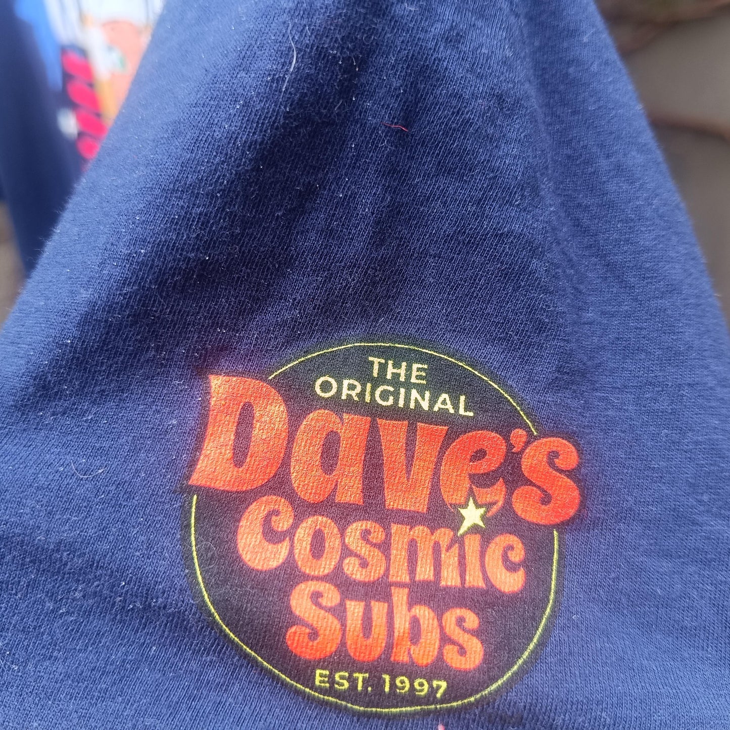 Hot Dog Season T-Shirt Navy Blue Graphic Tee XL Oversized Vintage Style Cotton