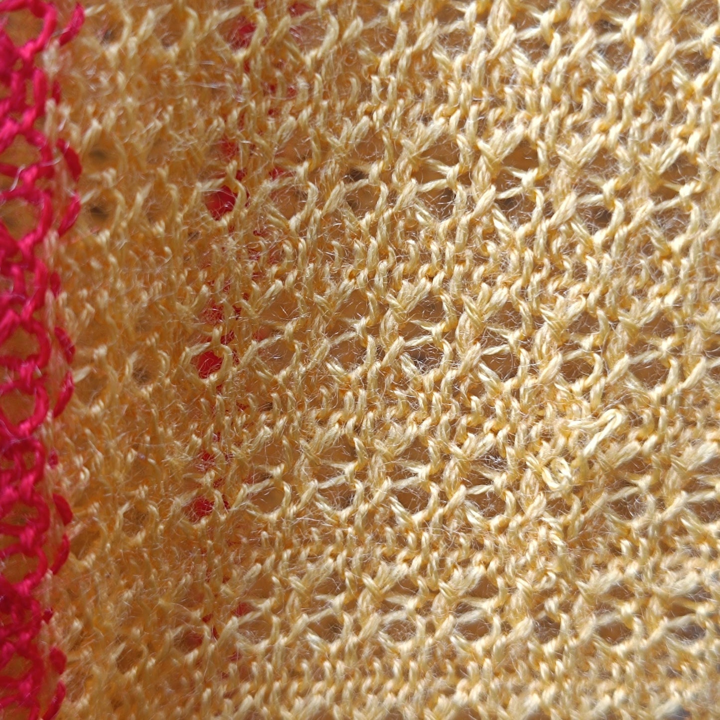 Vintage Yellow Knit Sweater Striped V-Neck Jumper Retro 70s 80s Cotton Knit Top