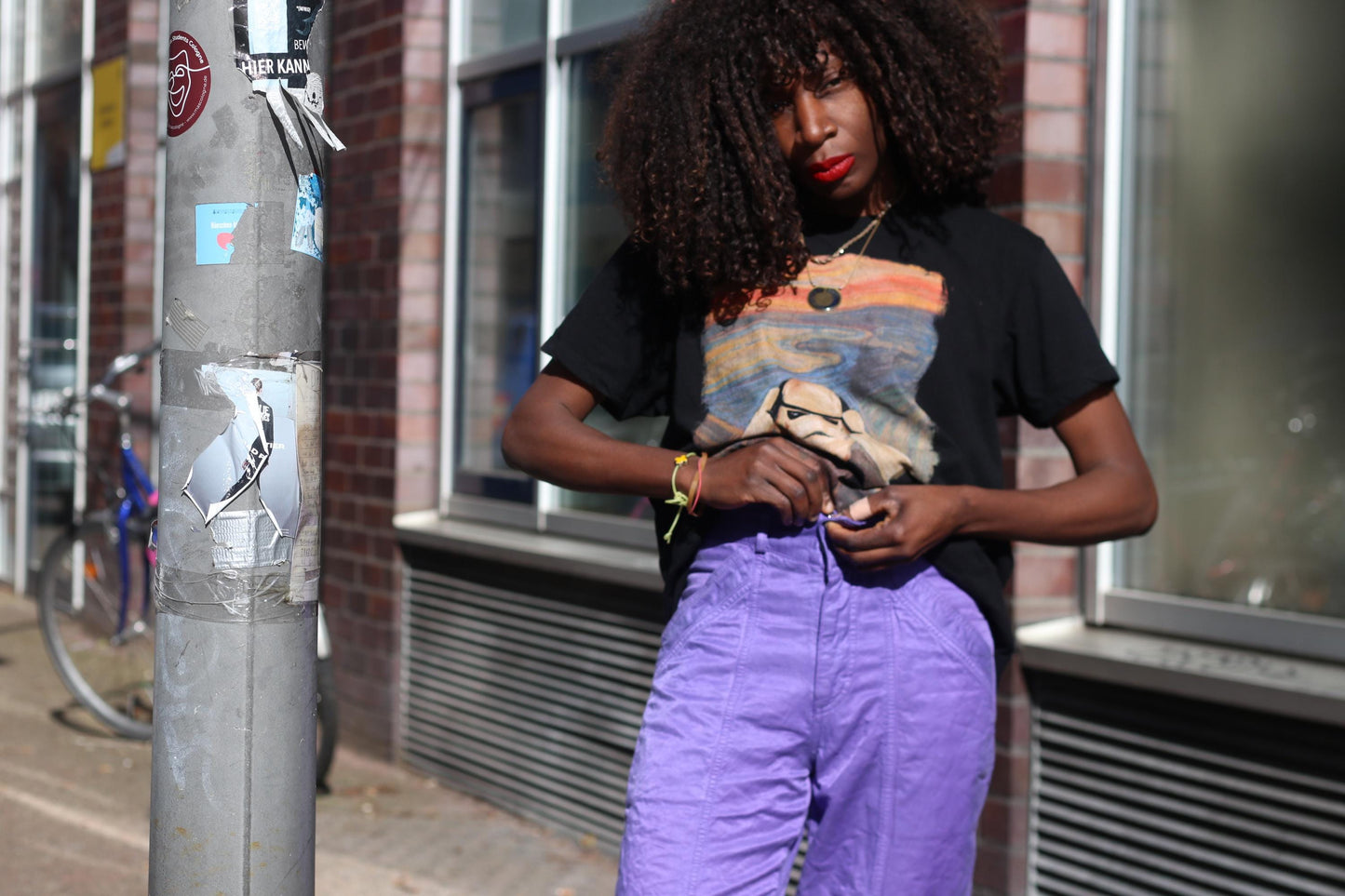 90s Purple Jeans| Vintage Highwaisted Volored denim| Street wear grunge jeans