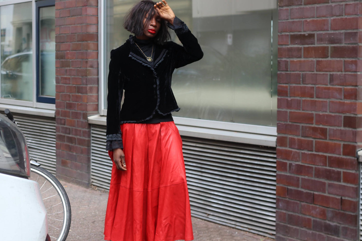 Vintage Silk Blend Velvet Blazer Black Gothic Victorian Ruffle Evening Jacket 38