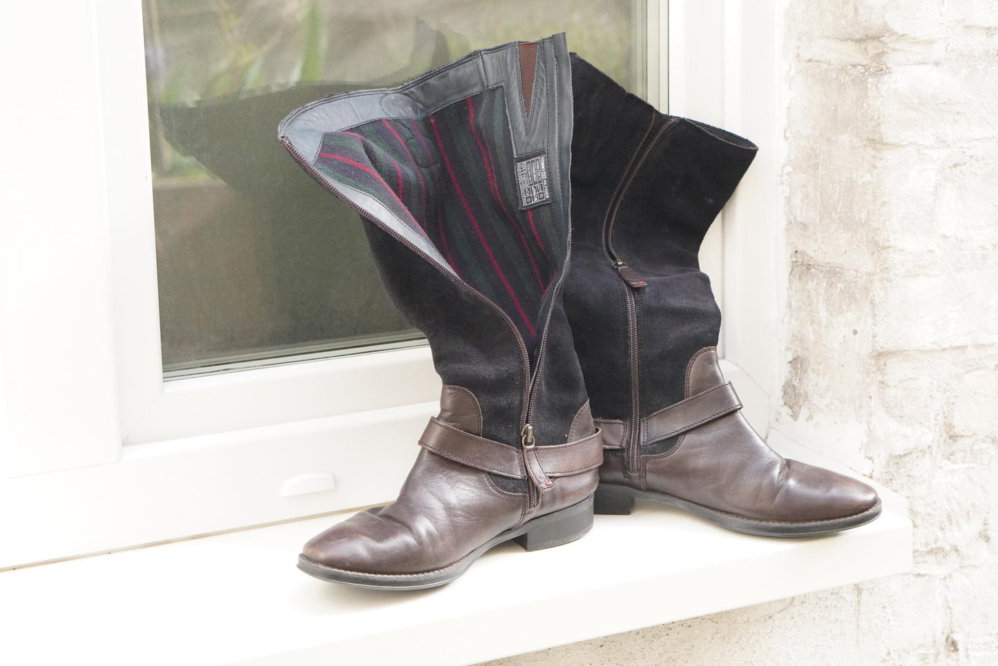 Tommy Hilfiger Boots - Vintage 2000s Brown Leather Suede - EU 37