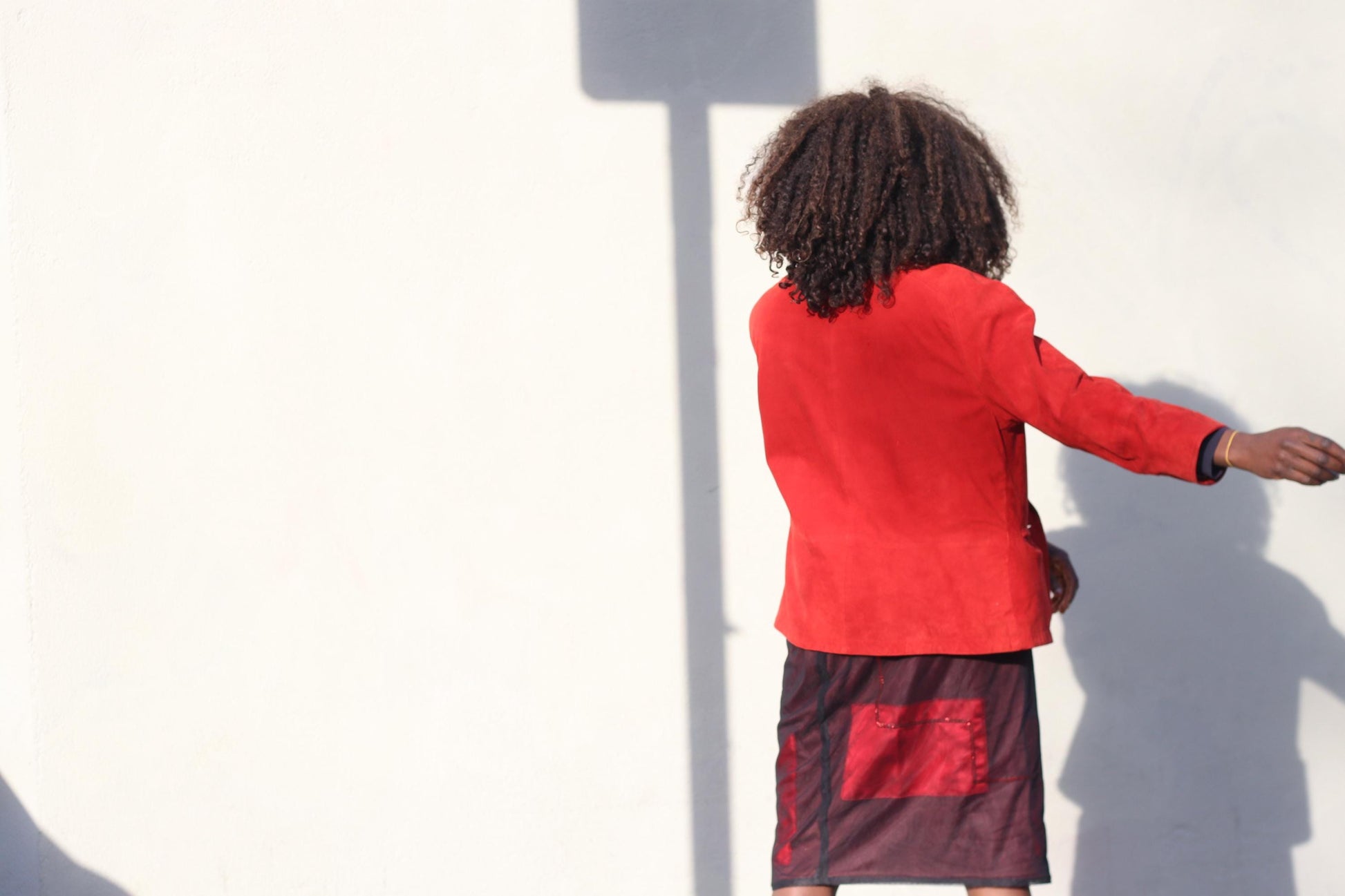 Vintage Red Suede Jacket| 80s Leather Blazer| Soft Suede Colorful Coat| Minimalist Outerwear