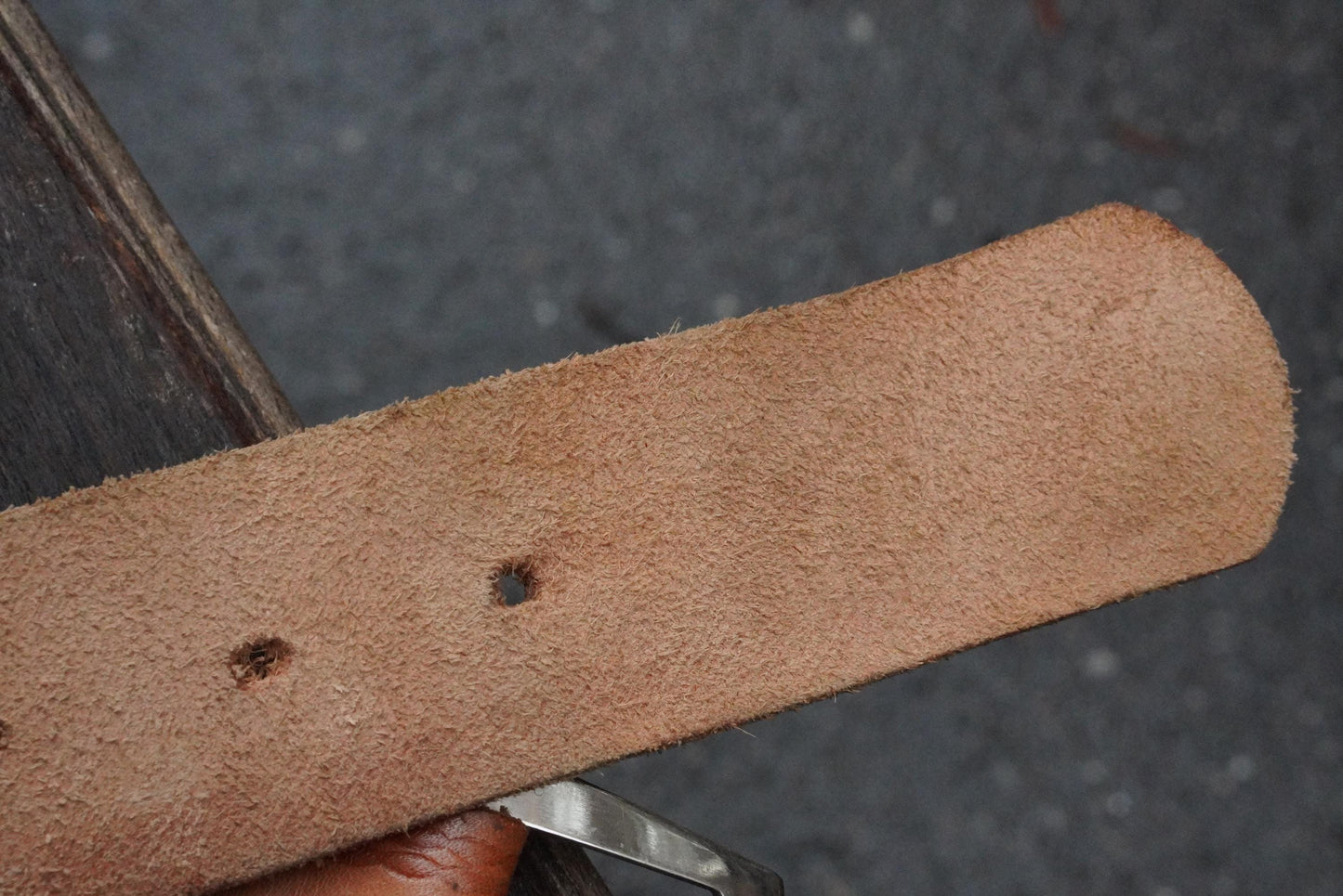 Vintage Leather Belt Hand Tooled Tan Boho 70s Western Waist Belt Silver Buckle