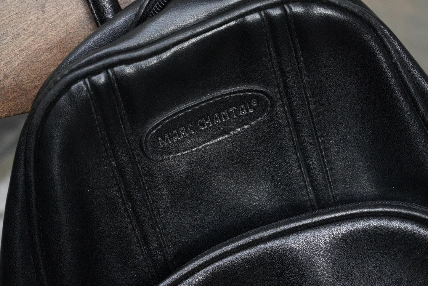 Vintage Leather-Look Mini Backpack: Chic Women's Daypack