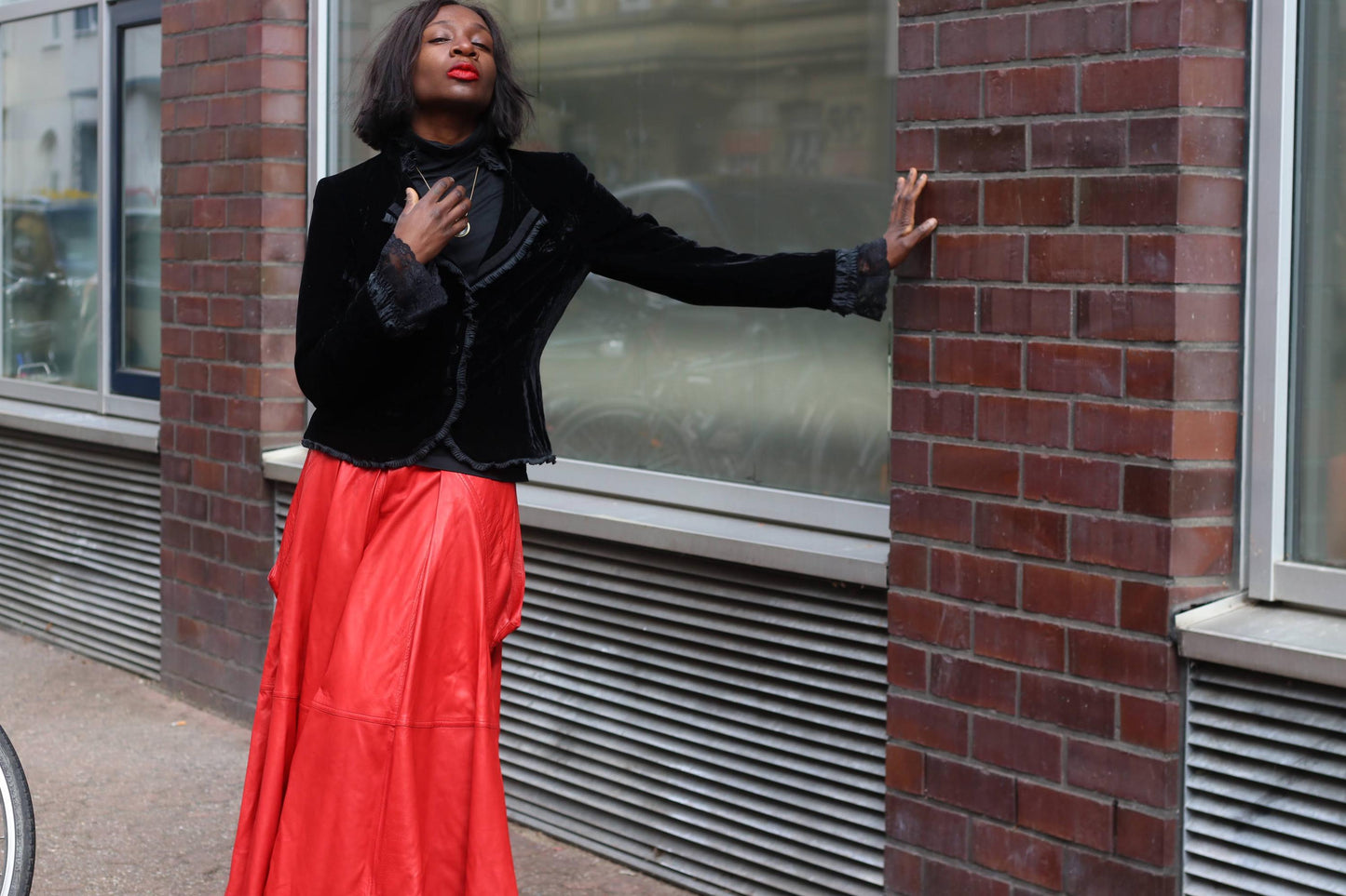 Vintage Silk Blend Velvet Blazer Black Gothic Victorian Ruffle Evening Jacket 38