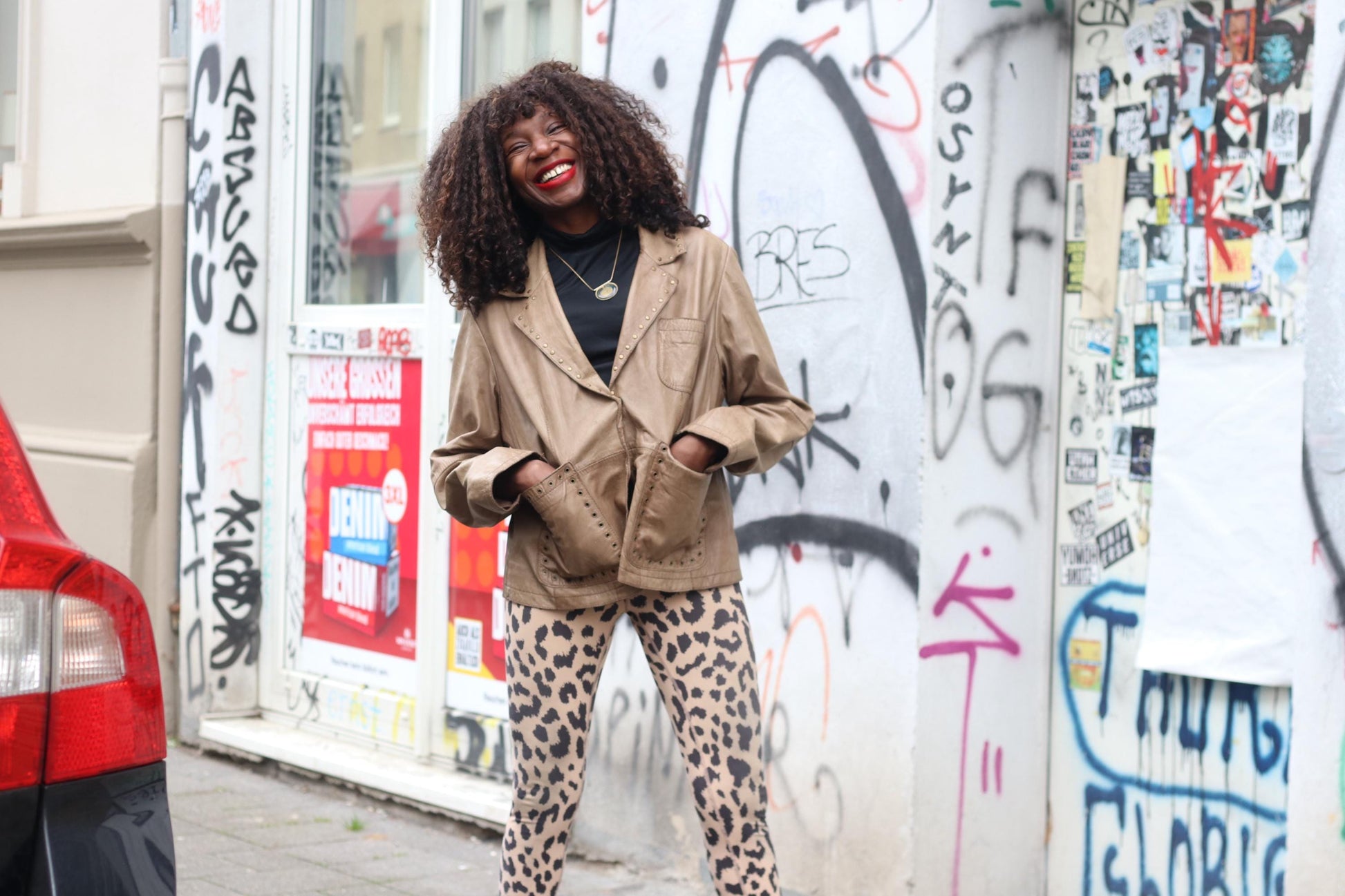 Yoek Vintage Leather Blazer| Studded Brown Jacket Western Boho Lined Grommet