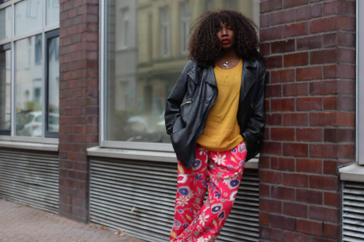Vintage Pink Floral Trousers| Boho Summer Elasticated High Waist Wide Leg Pants Relaxed Fit