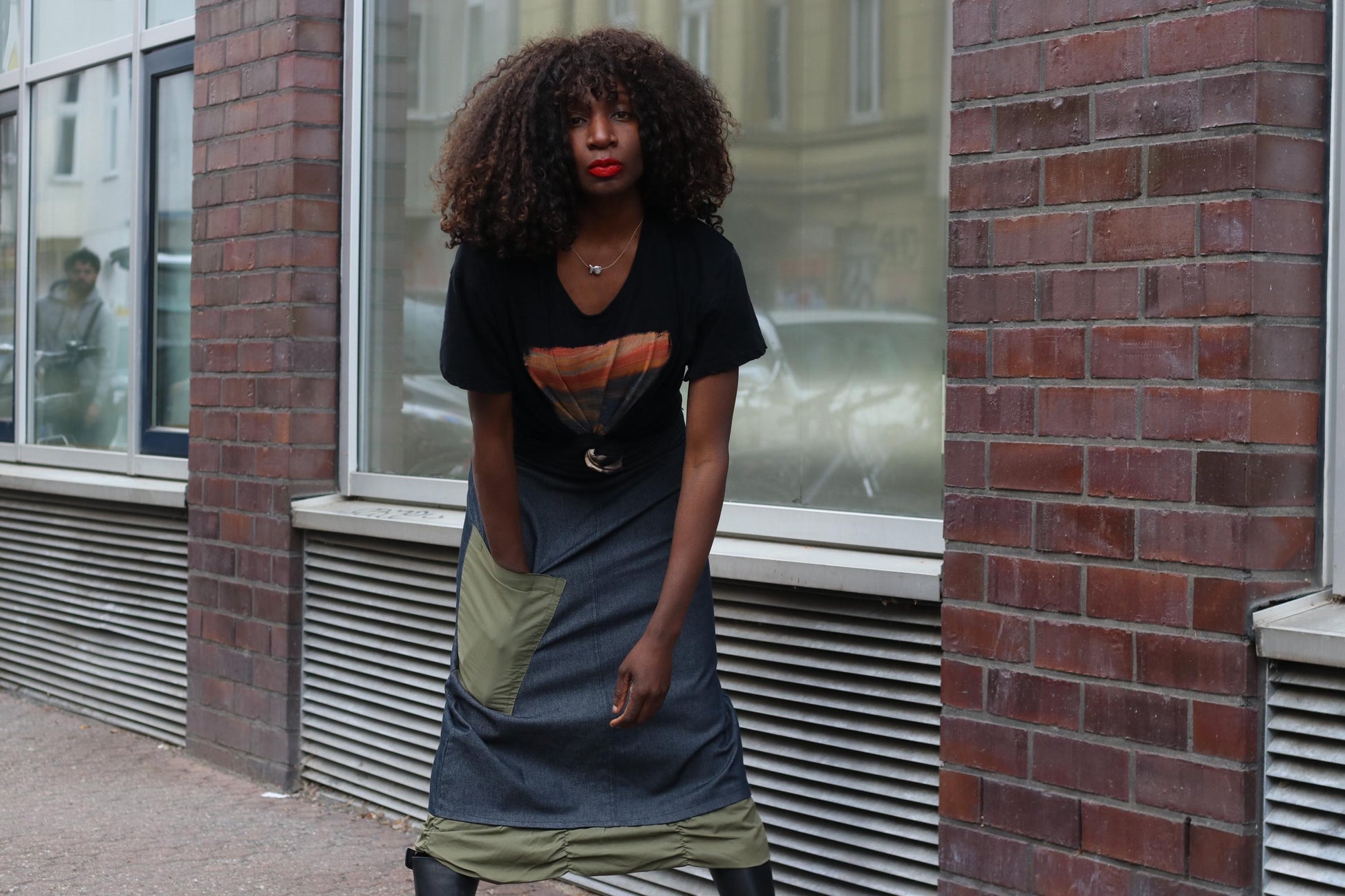 Y2k Denim Maxi Skirt| Avant Garde Cargo Pocket Long Skirt" Patchwork Utility Design XS