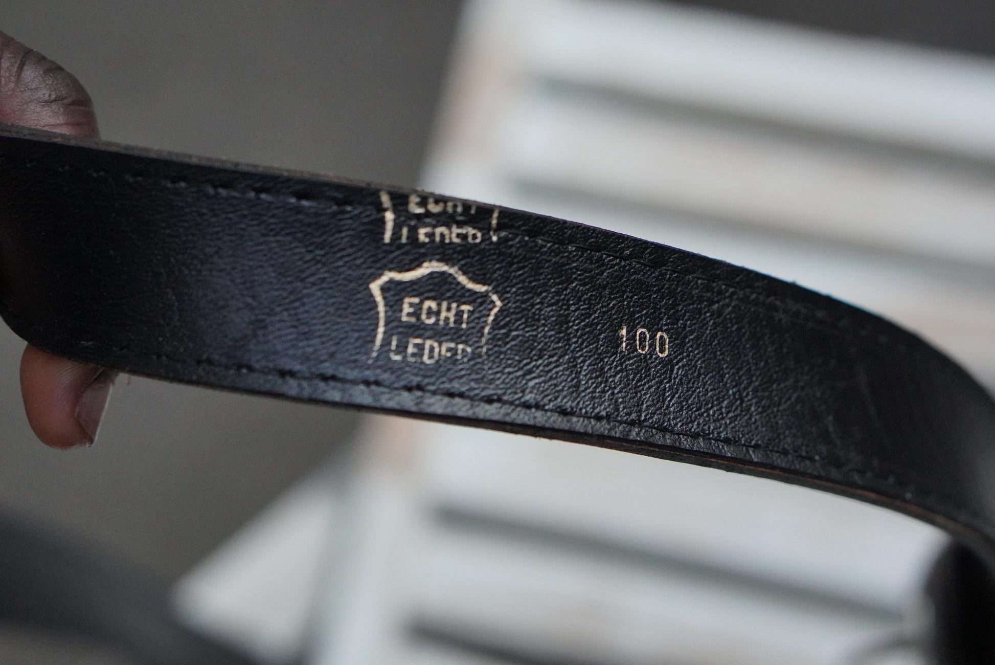 Vintage Leather Belt Black Men Women Genuine Leather 100cm Classic Silver Buckle