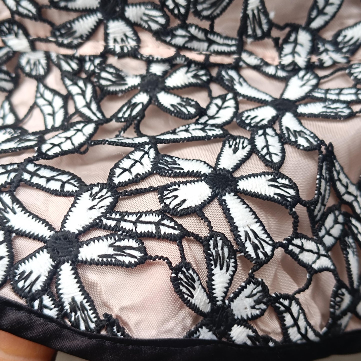 Vintage Merletti Floral Lace Mini Skirt| 90s Romantic Ruffle Hem Skirt Size S