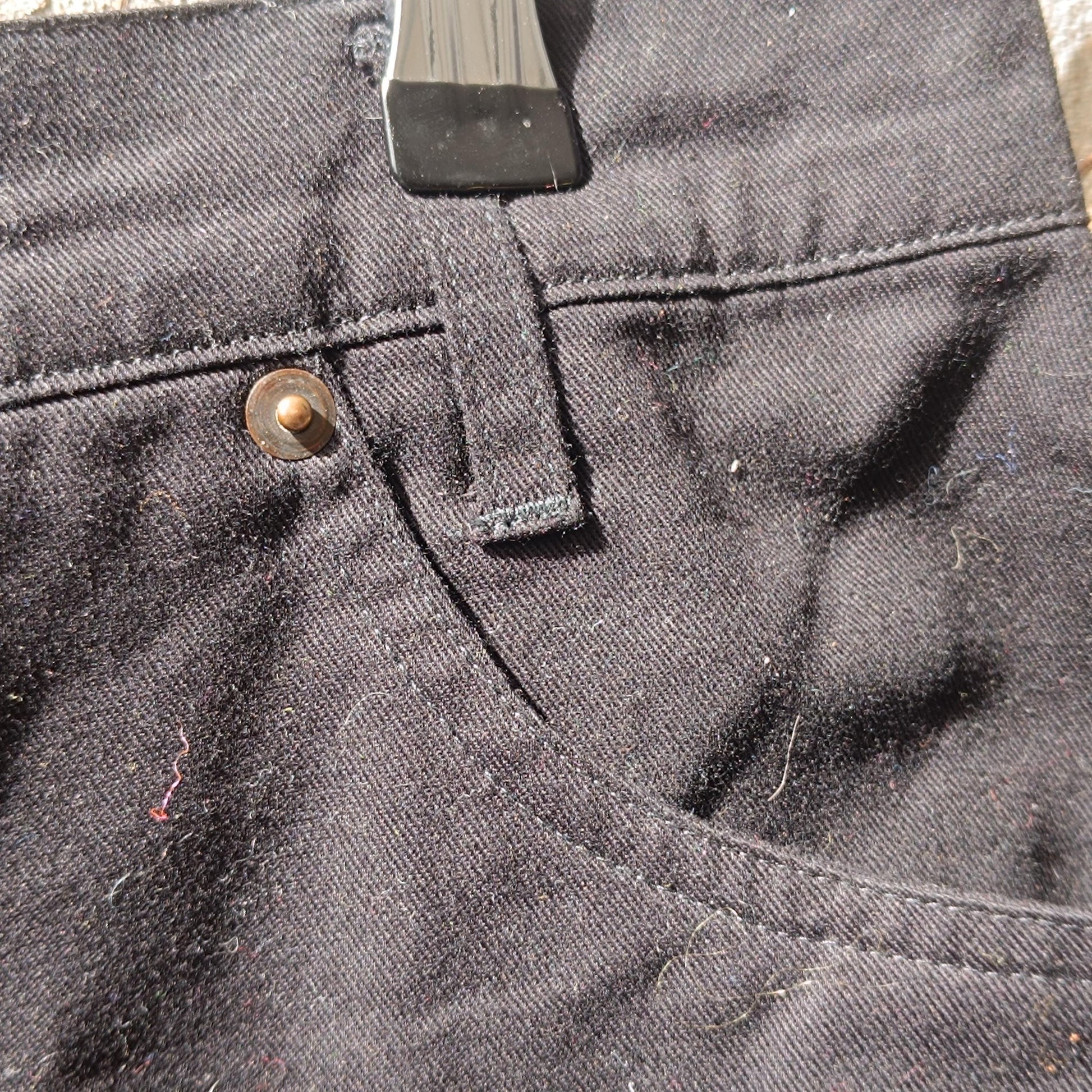 Vintage Black Cotton Shorts| High Waisted Bermuda Shorts| Minimalist Summer Bottoms
