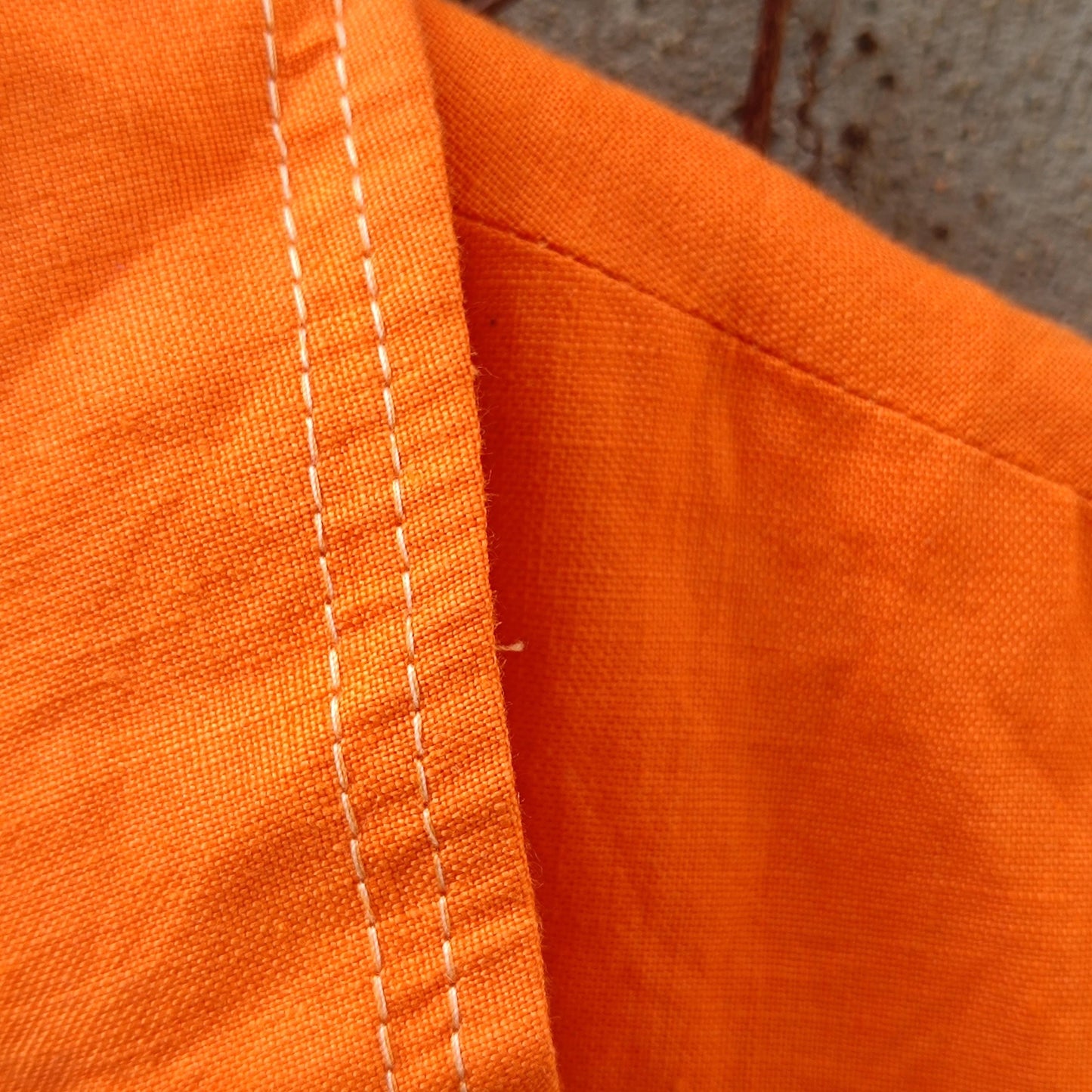 Orange Linen Blazer Vintage 90s Summer Jacket Single Breasted Lightweight Coat