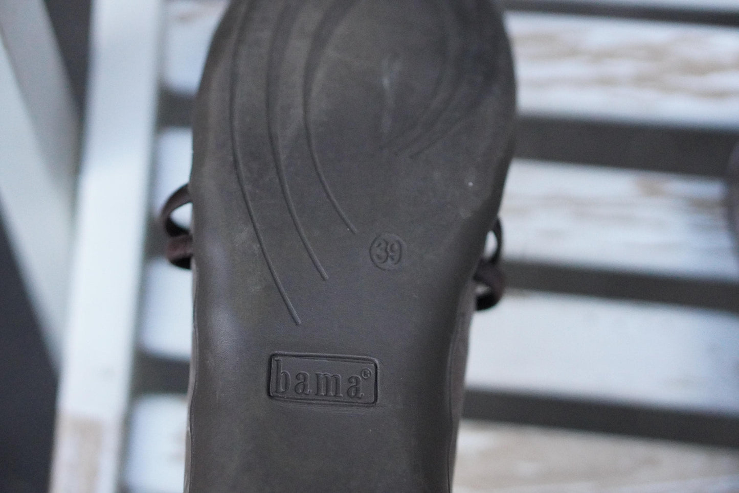 Vintage Leather Ballet Flats Size 39 |Gray Mary Jane Shoes Comfort Slip On Shoes