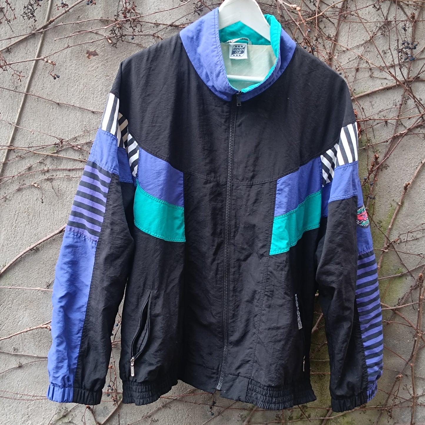 The Retro Remix: 90s Colorblock Oversized Windbreaker