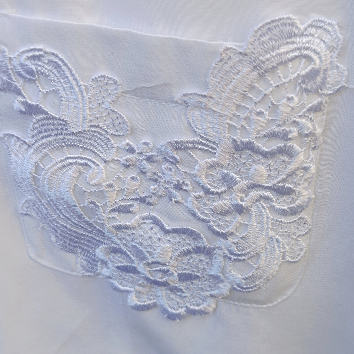 Vintage Vera Condotti White Blouse Size S-M