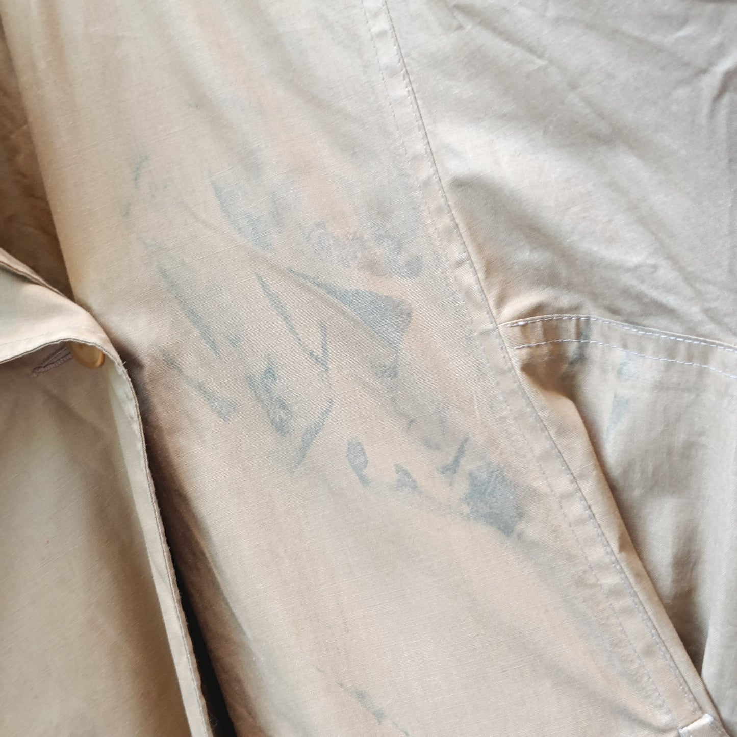 Vintage Calvin Klein Double-Breasted Trench Coat - Tan (90s Archive)
