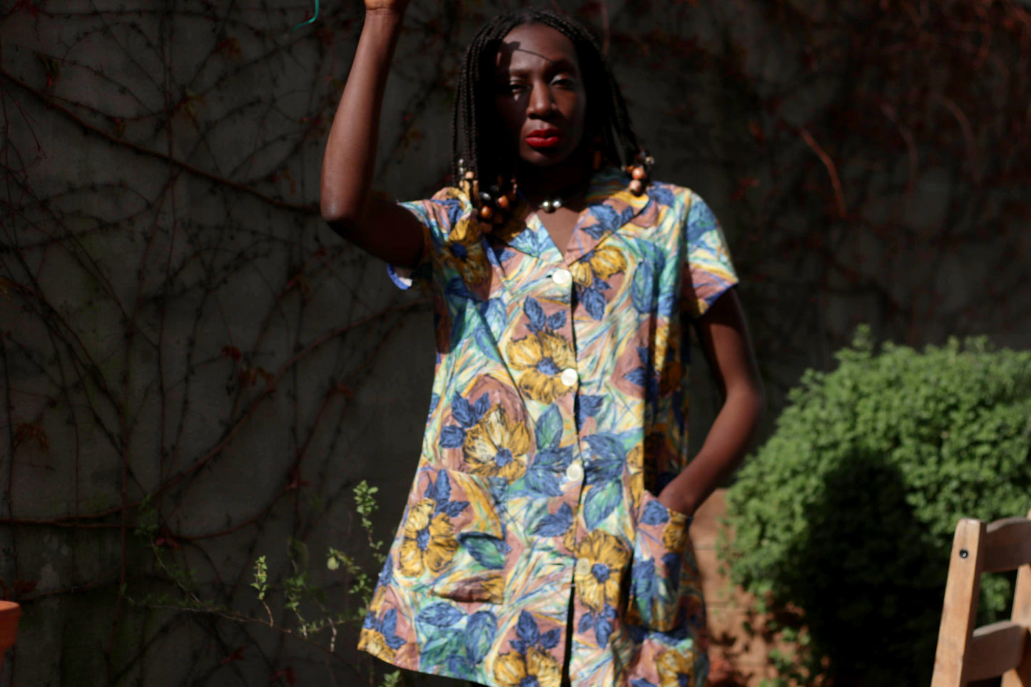 70s Mini Dress | Vintage Women's Floral Print Summer Dress