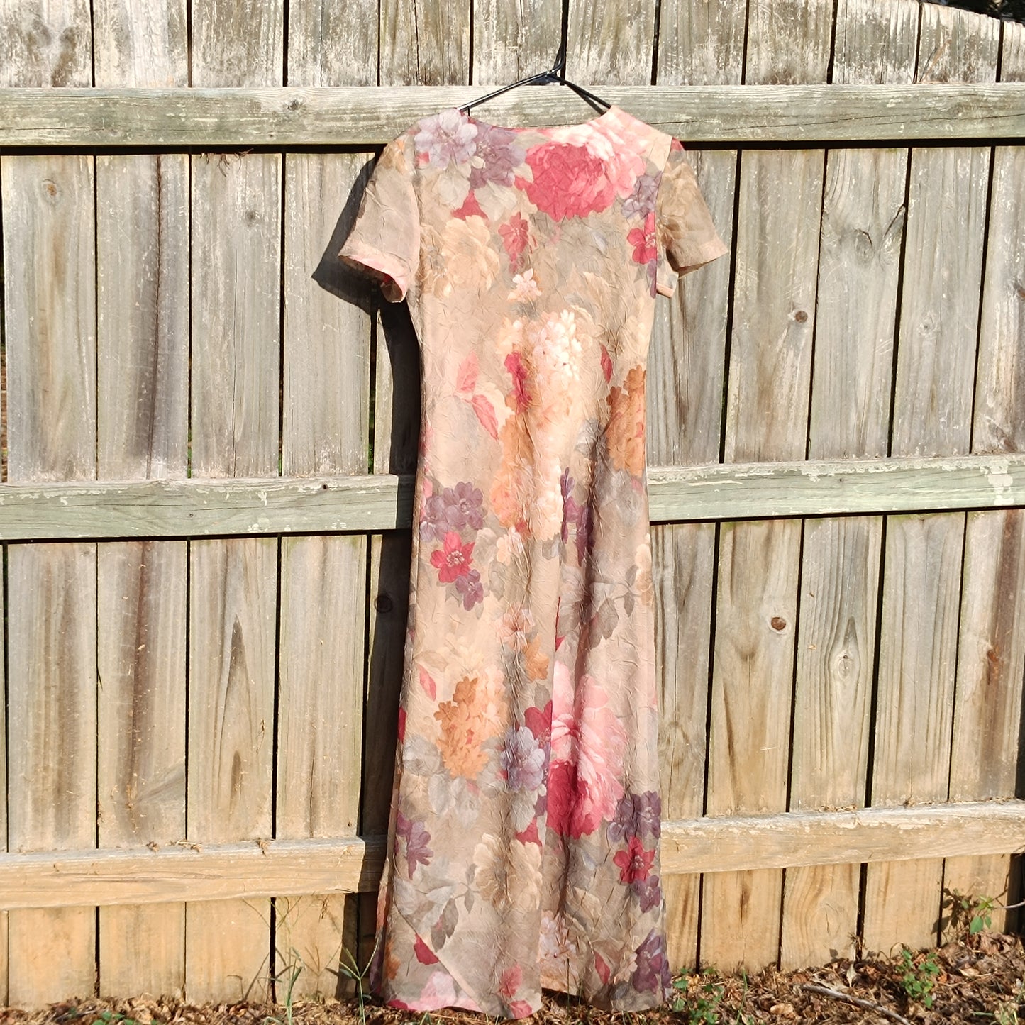 Vintage Jessica Howard Floral Rayon Dress - Maxi Romantic Cottagecore Dress