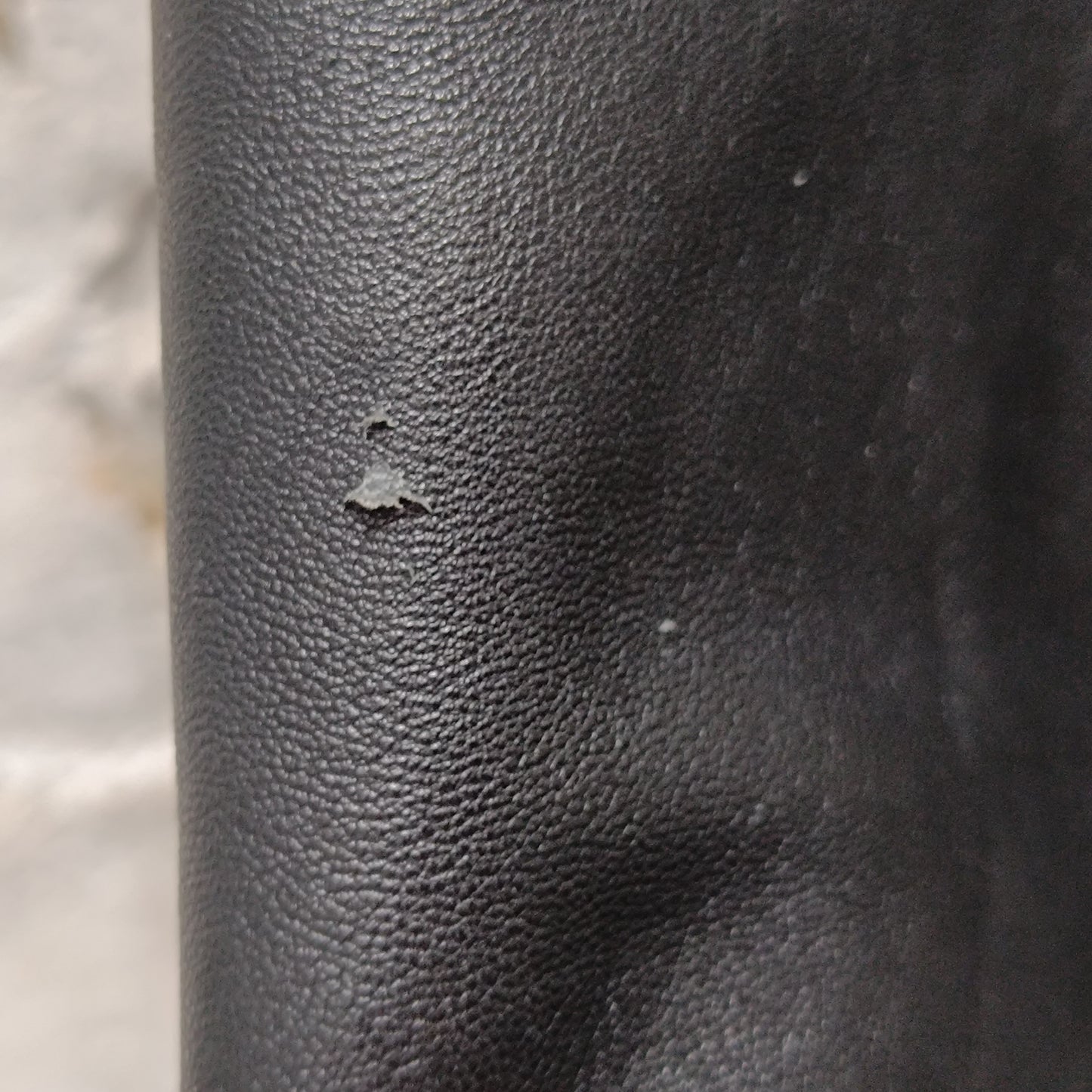 Vintage Leather Jacket 90s Black Leather Trench Coat Matrix Minimalist Shacket