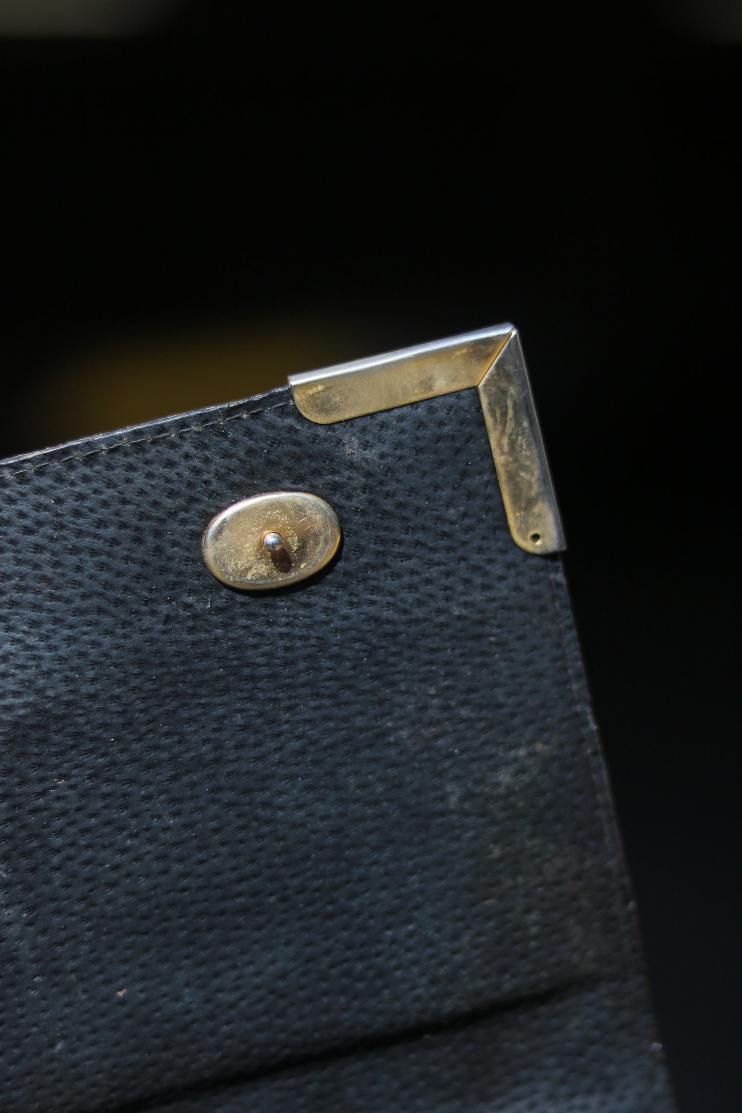 Exotic Vintage Leather and Snake Skin Multi Coloured Clutch from 70s