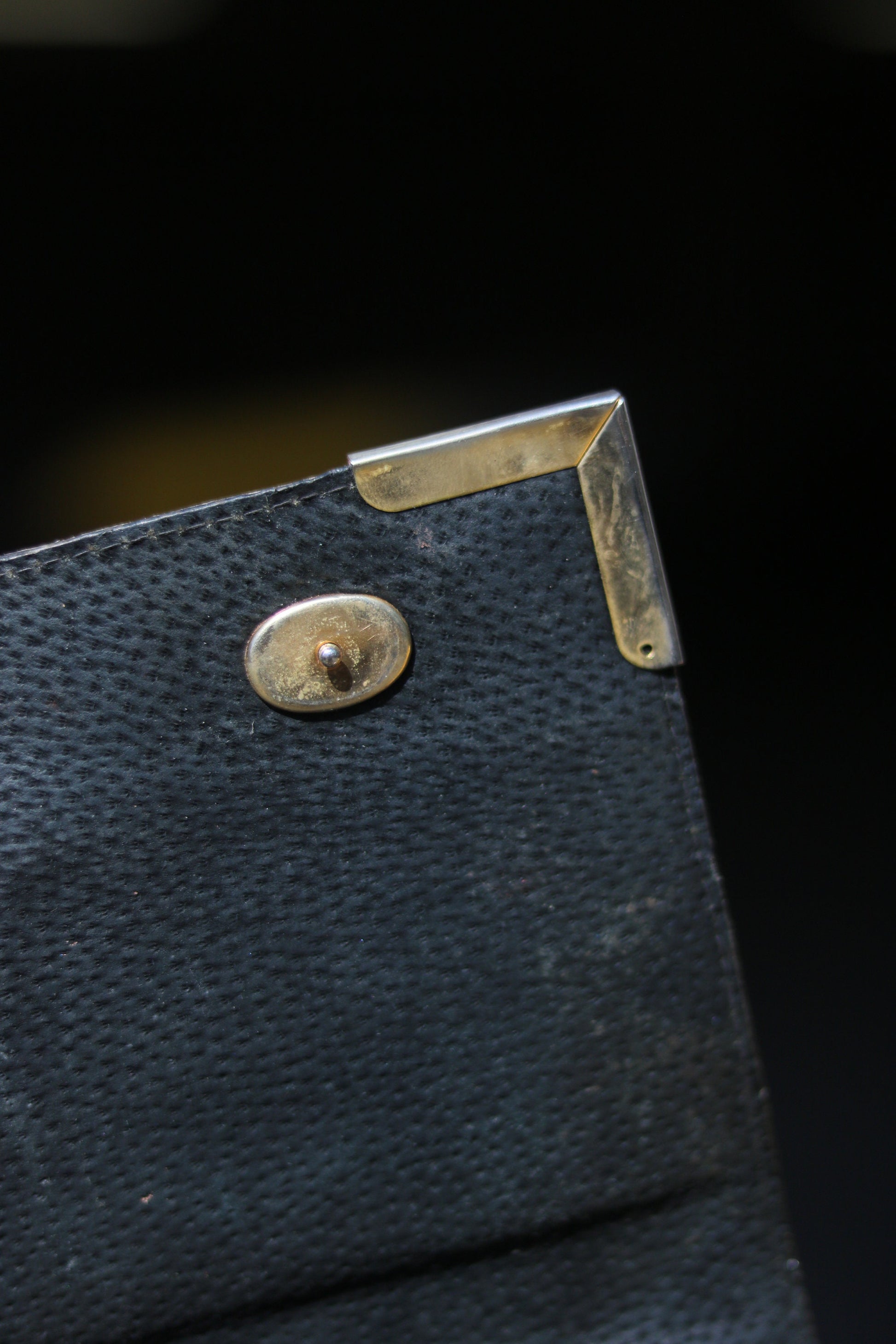 Exotic Vintage Leather and Snake Skin Multi Coloured Clutch from 70s