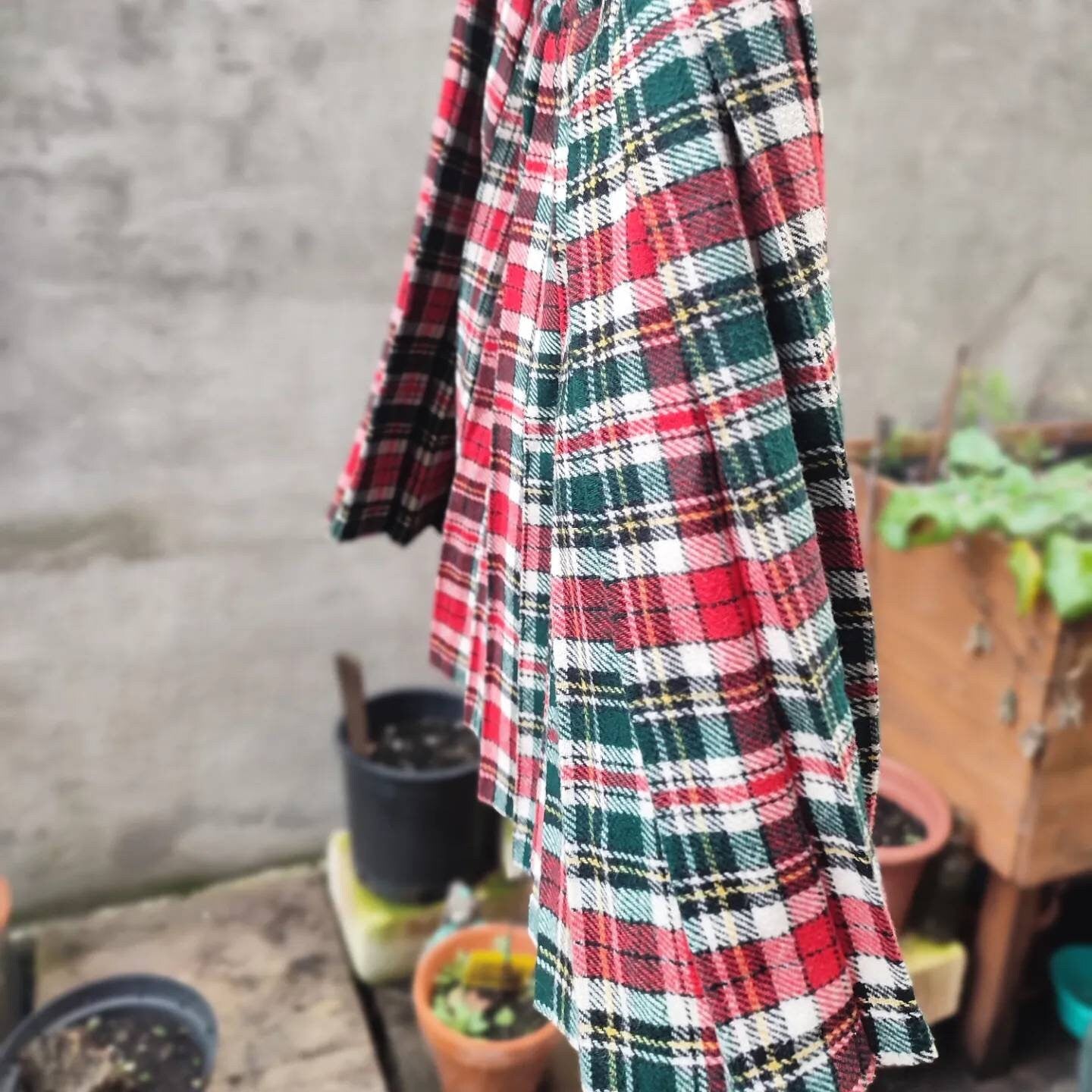90s Pleated skirt | Vintage checkered mini skirt red and black plaid skirt Made in Italy| punk inspired tartan skirt
