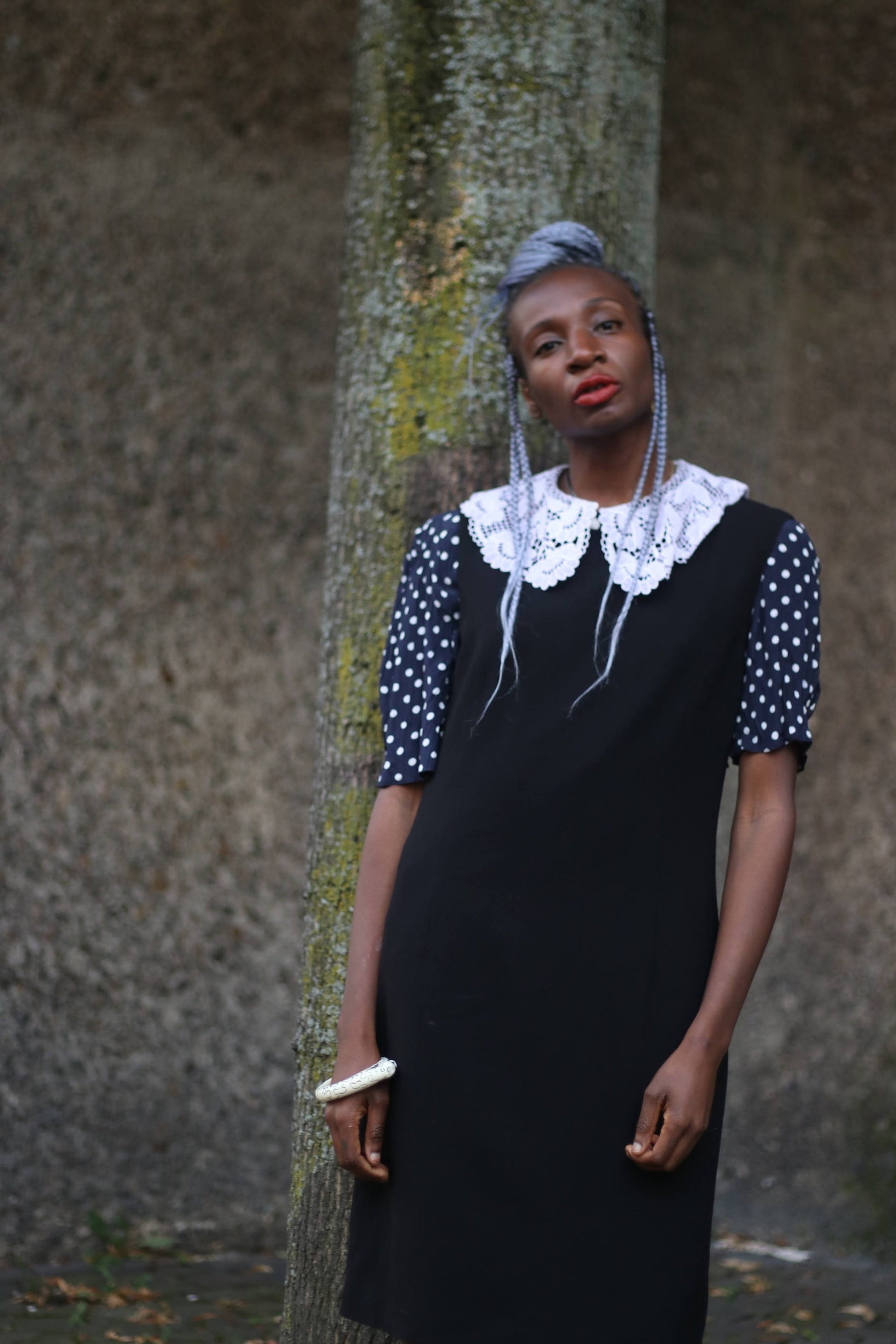 90s Signe incognito Wool Dress| Vintage Classic sleeveless dress in black