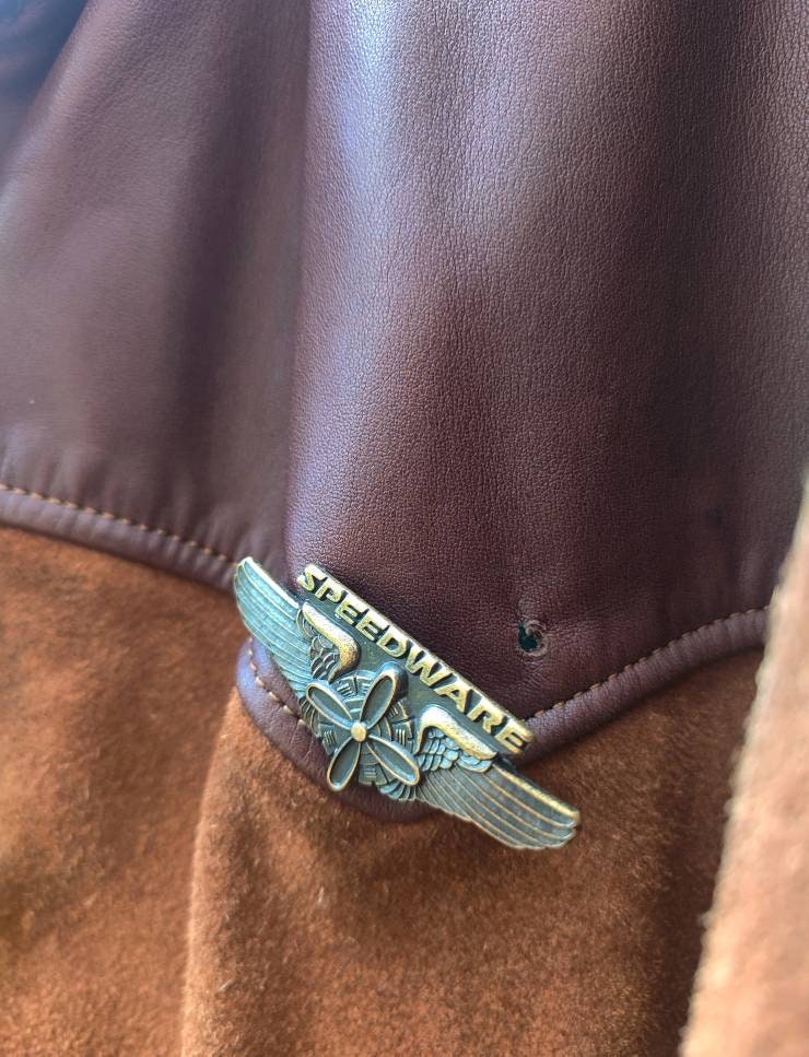 Vintage Speedware (Hein Gericke), Suede winter Coat | Brown Suede Oversized Unisex Design
